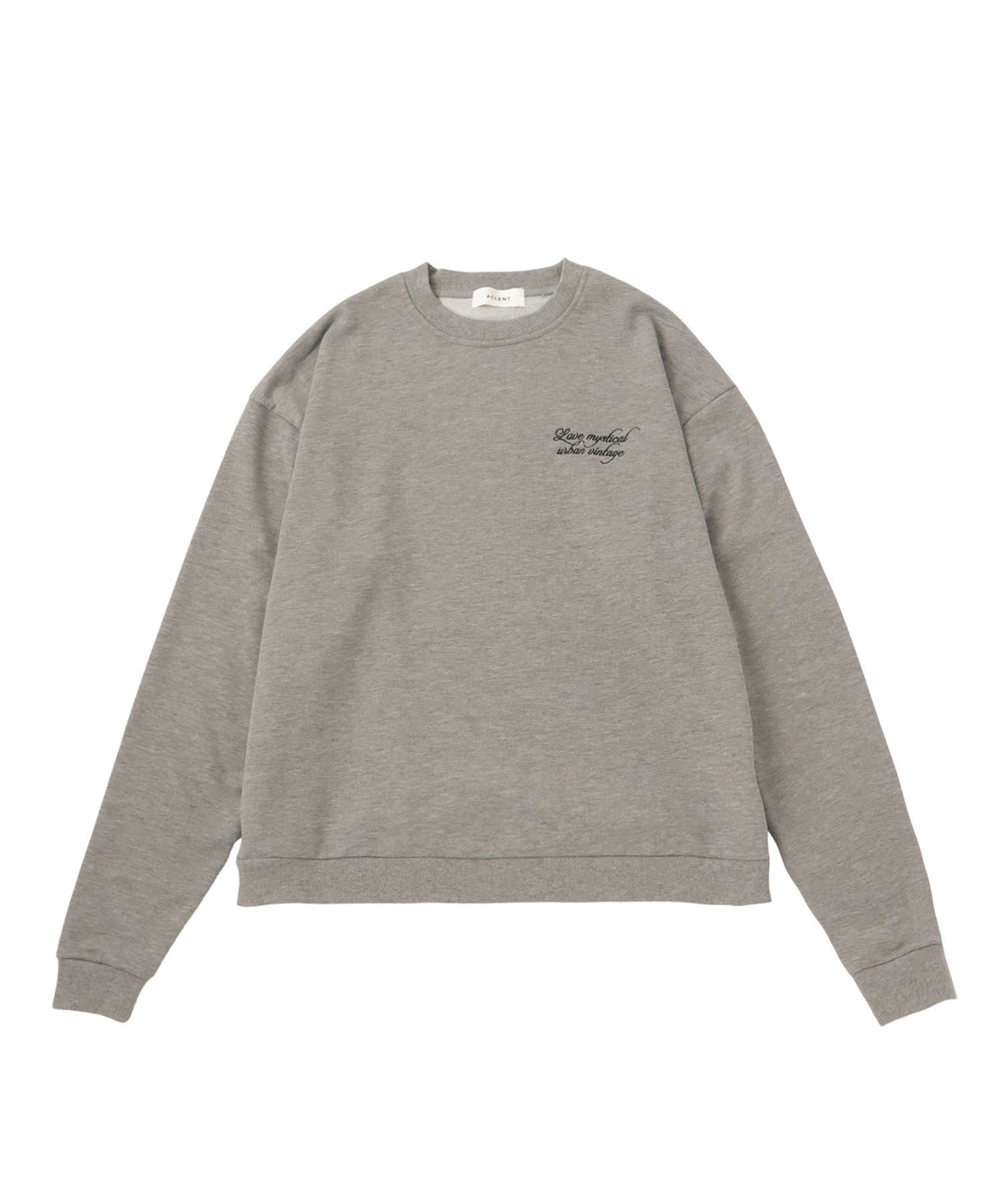 エンブロイダリーオーバースウェットシャツ