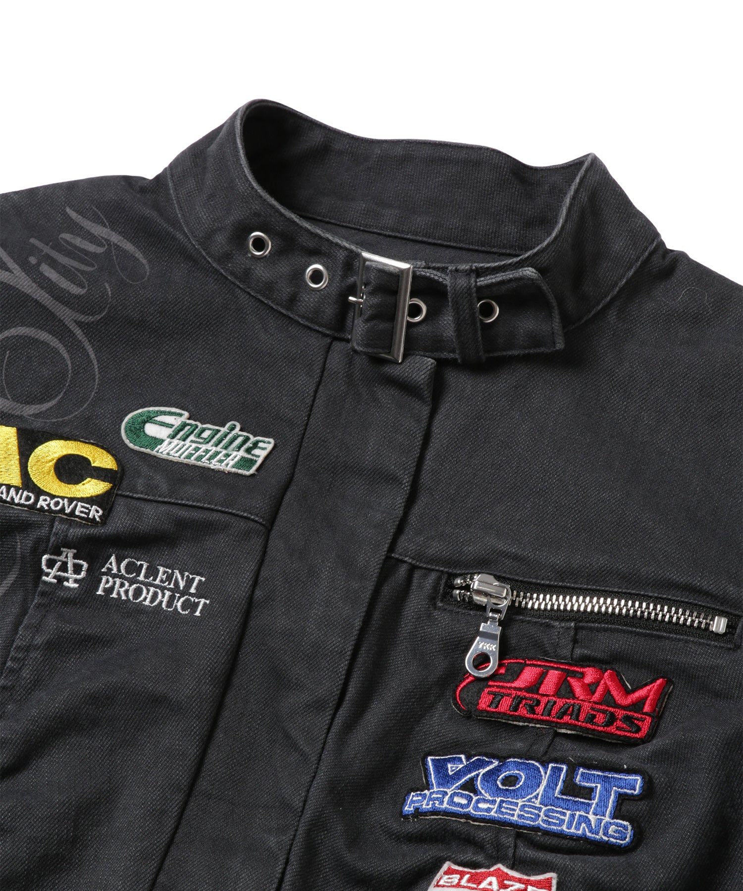Racing Jacket Mini Dress