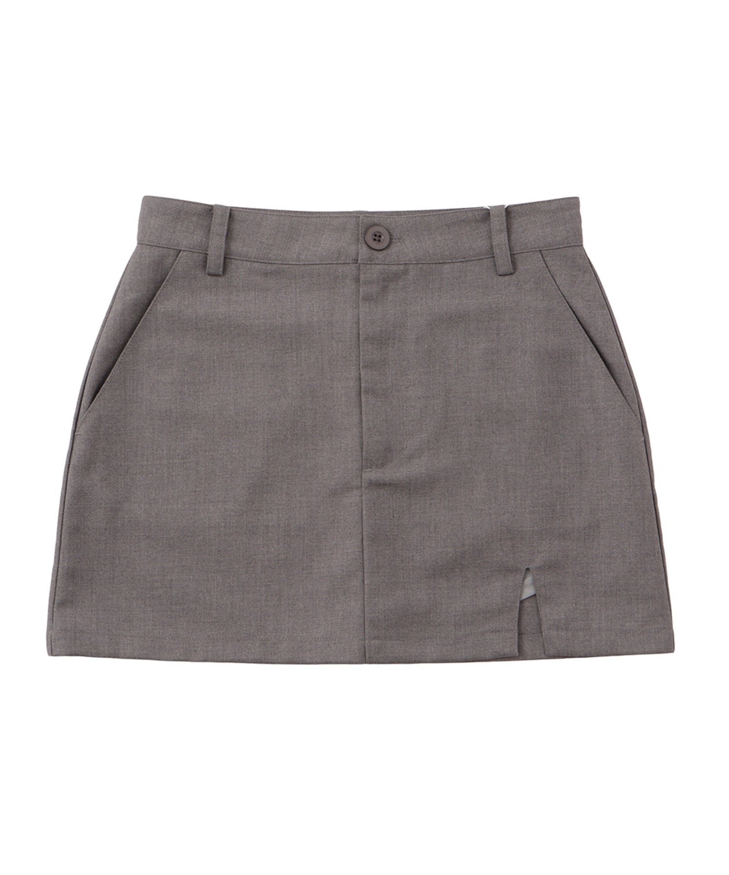 フロントスリットミニスカート