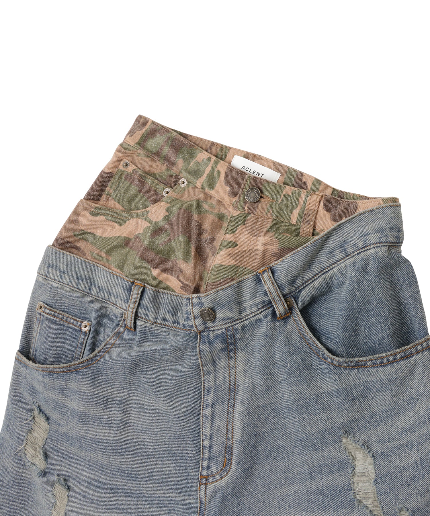 Asym Layered Denim