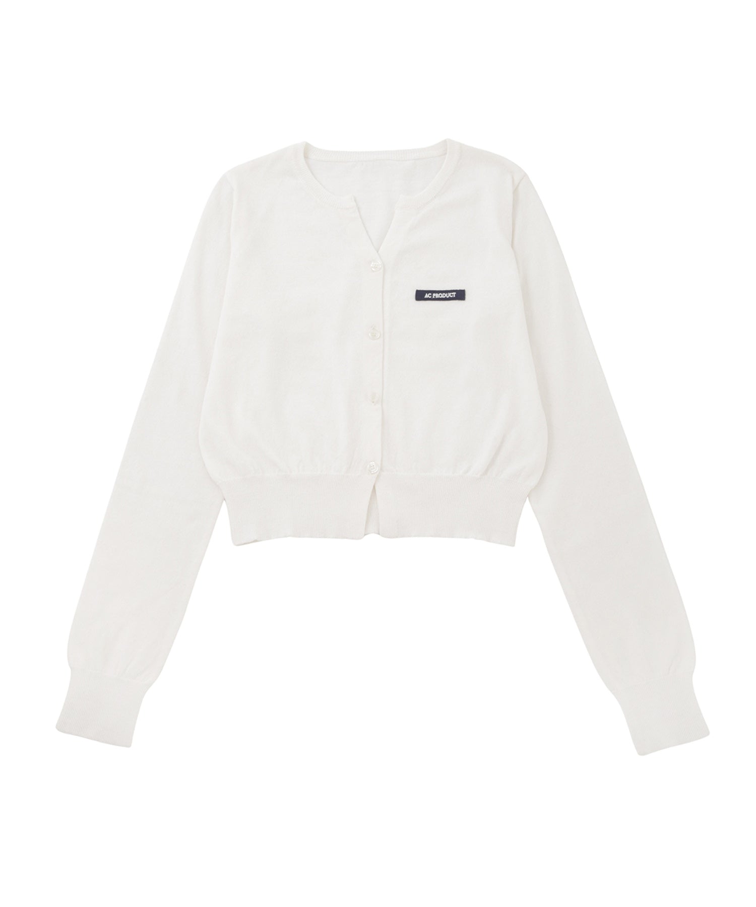 コンパクトスリットニットカーデ