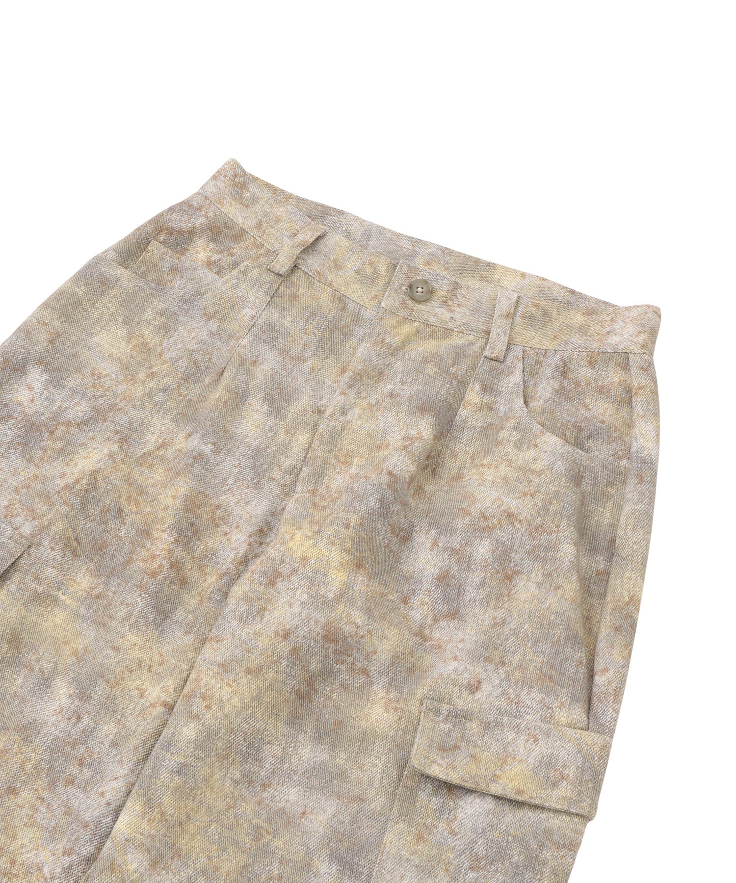 バックロゴニュアンスパターンパンツ