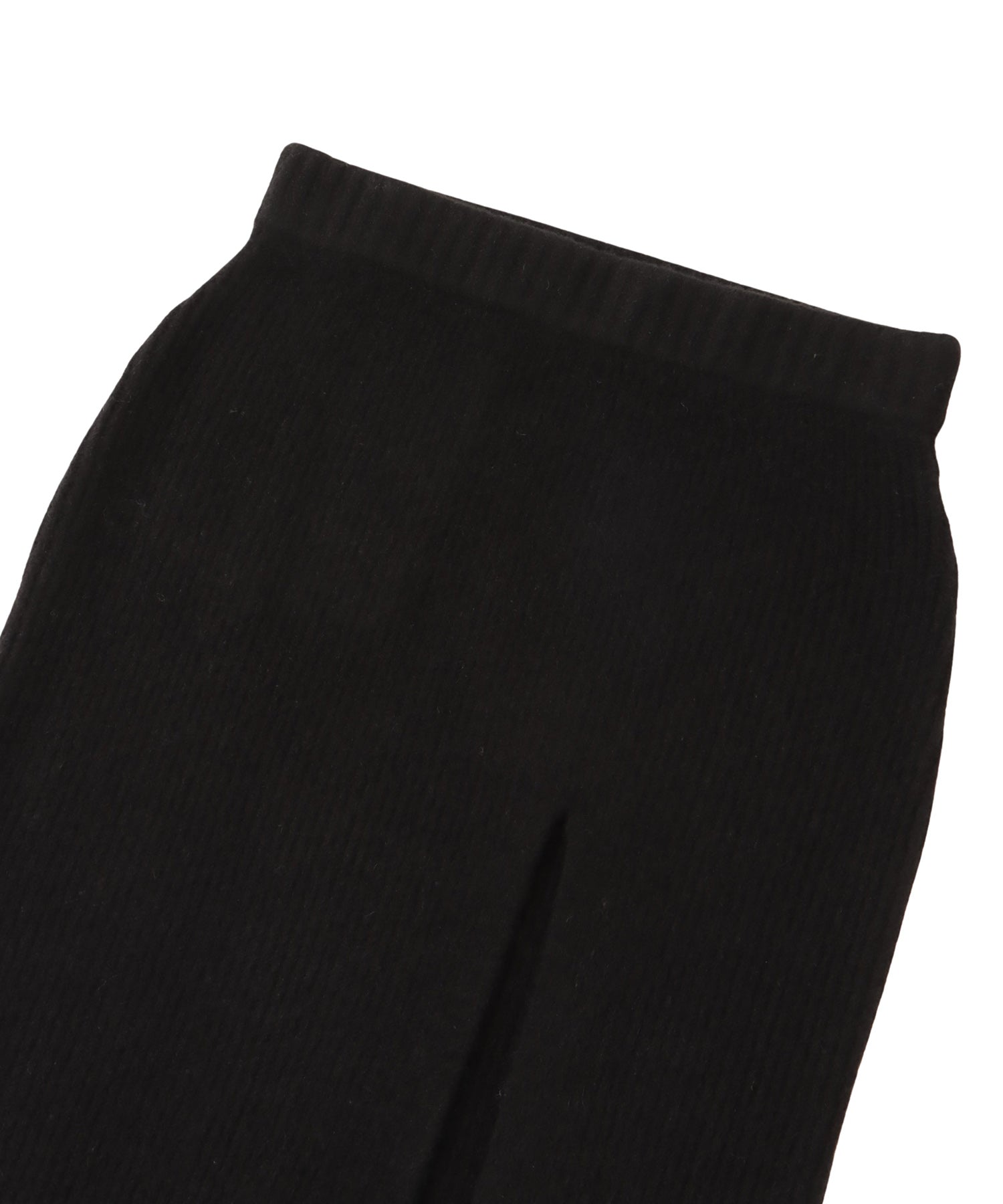 フロントスリットニットロングスカート