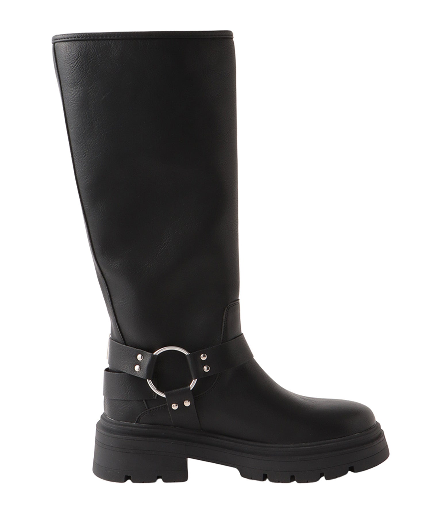 Round buckle long boots Ⅱ