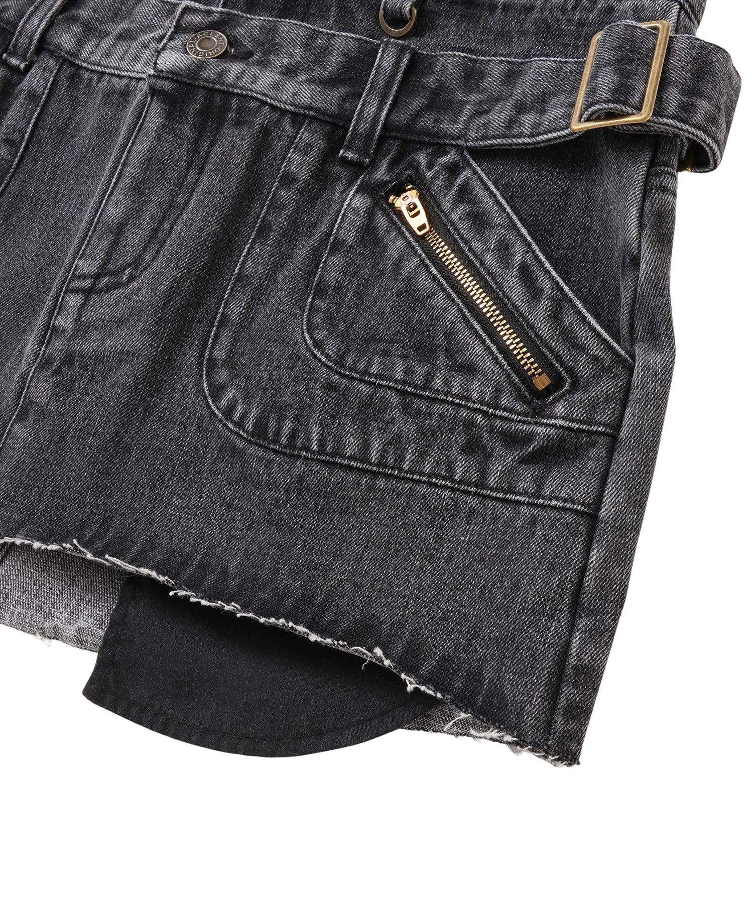 Double-Waist Mini Skirt