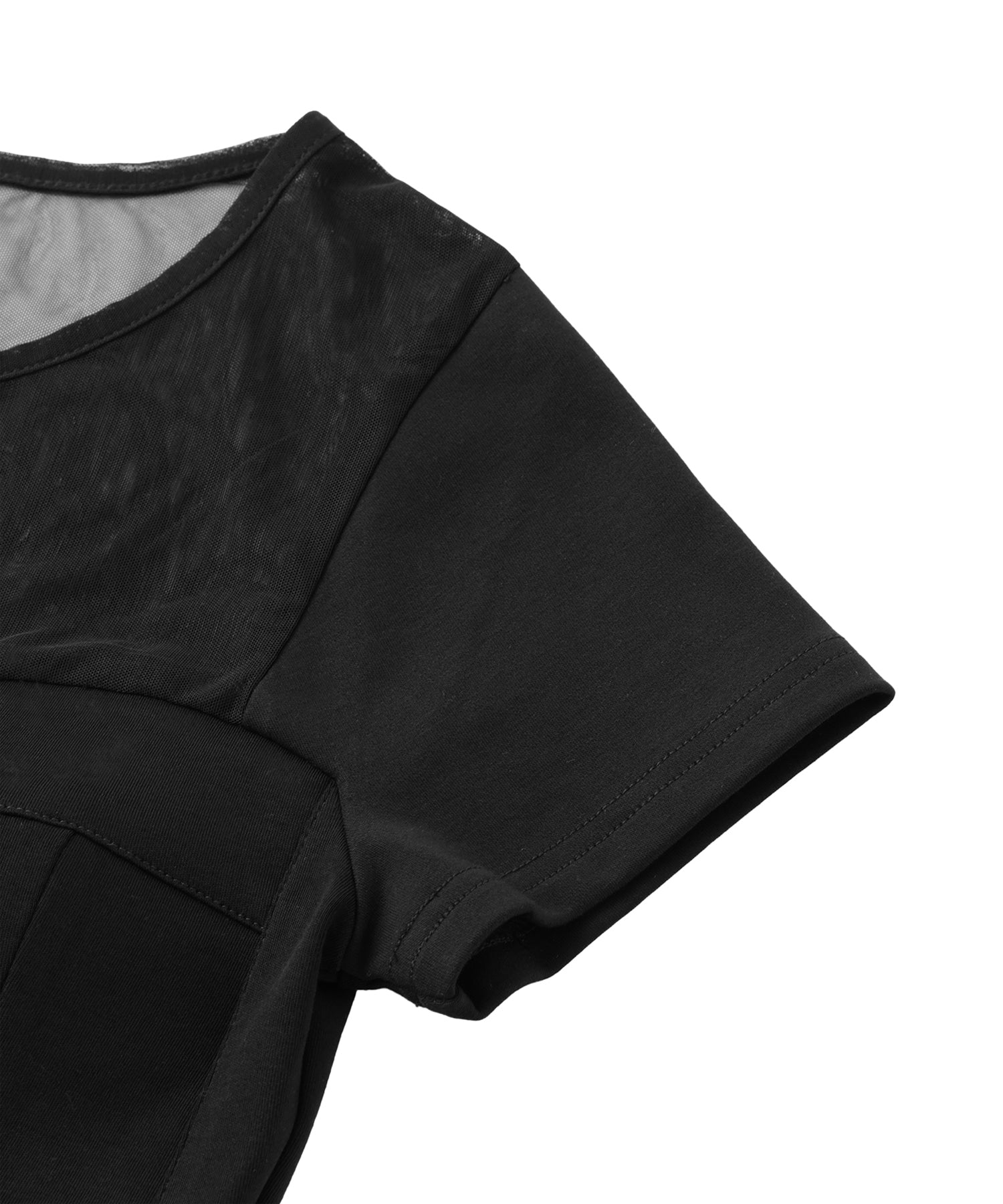 Garter Sheer Top