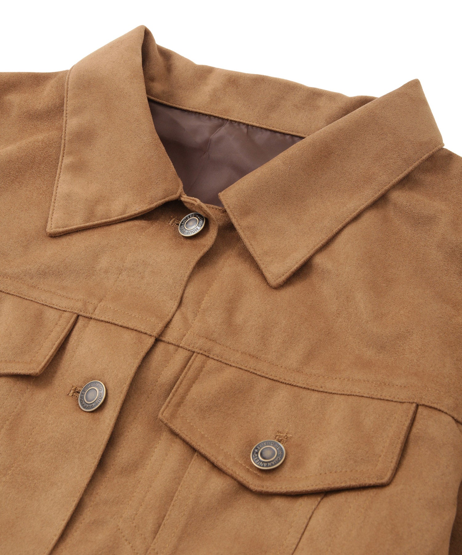 エンボスロゴスエードジャケット