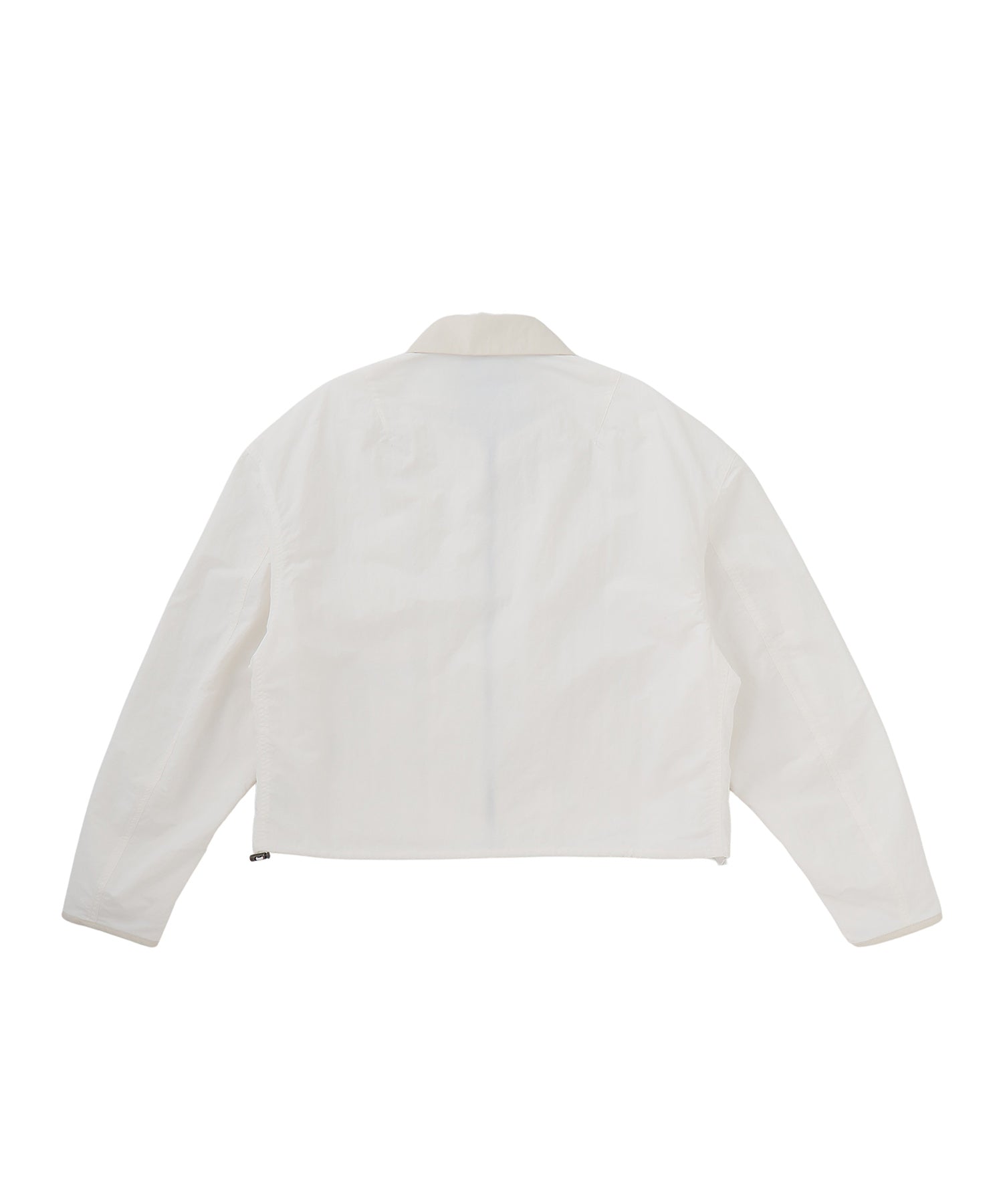 ポイントレザーナイロンコンパクトブルゾン