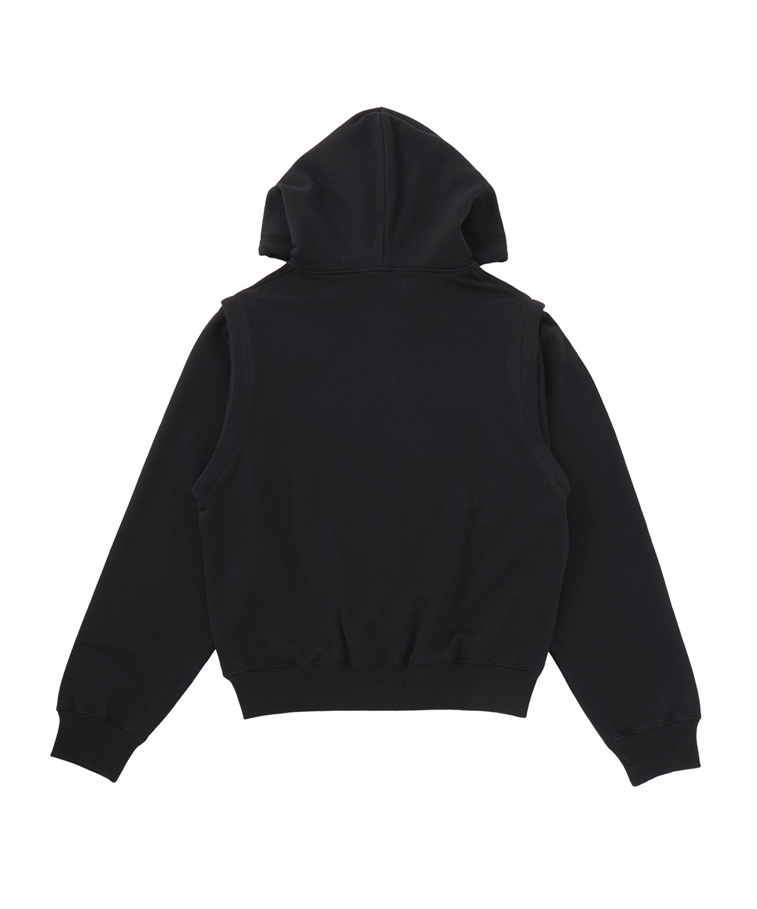 2wayオーバージップフーディー