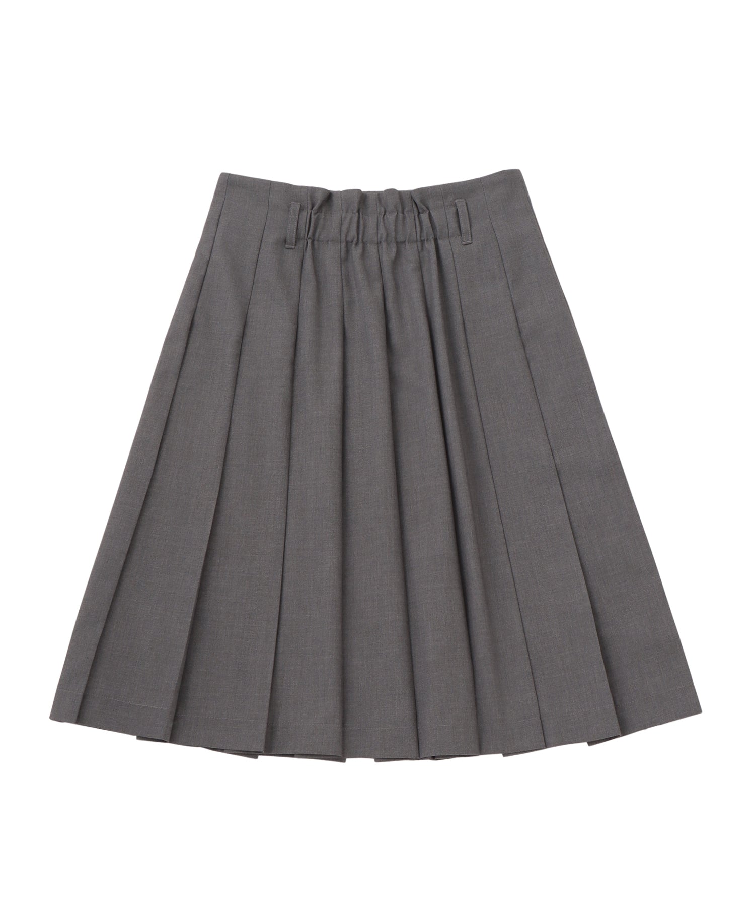 プリーツラップミディスカート