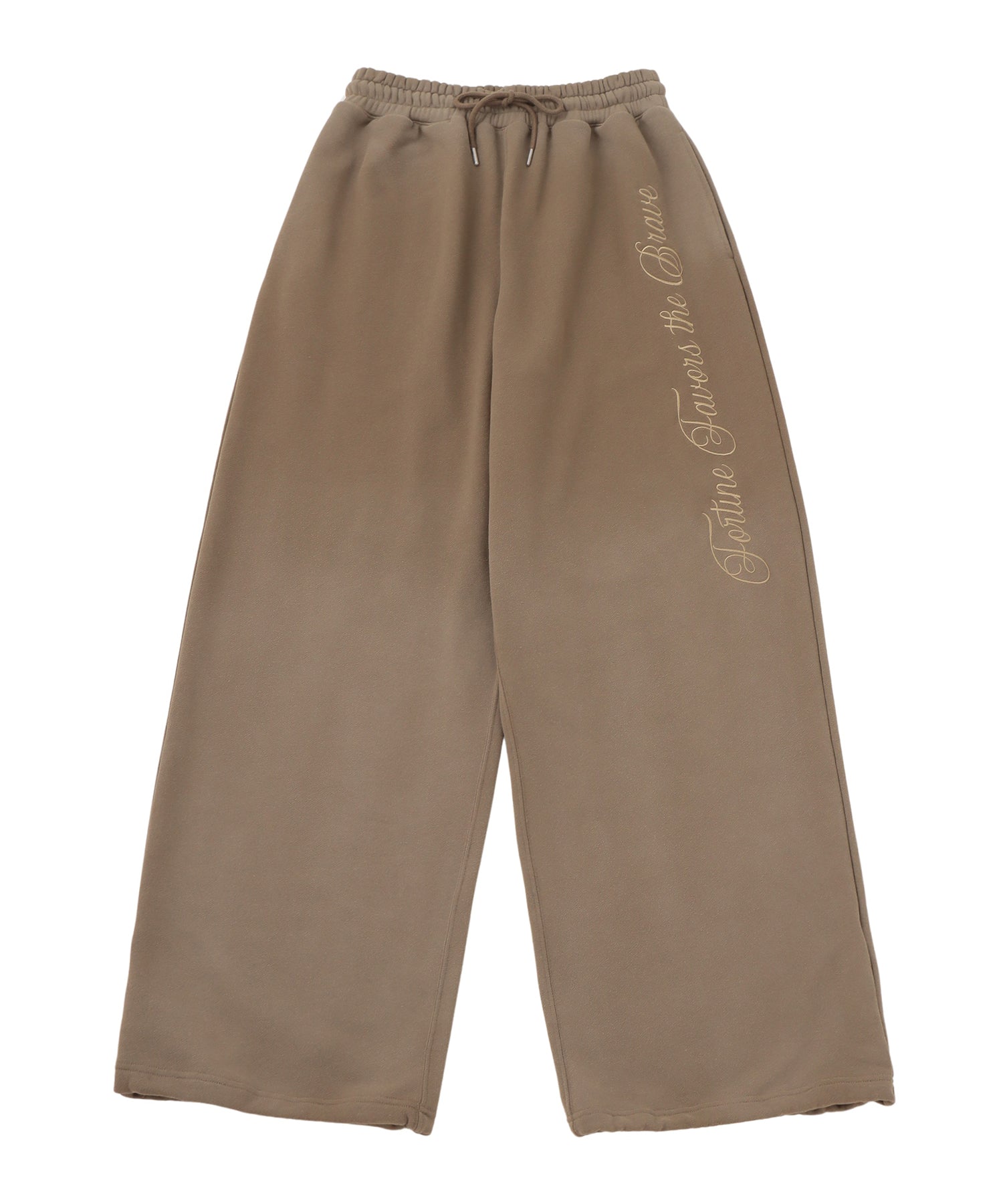 Gradation logo sweatpants