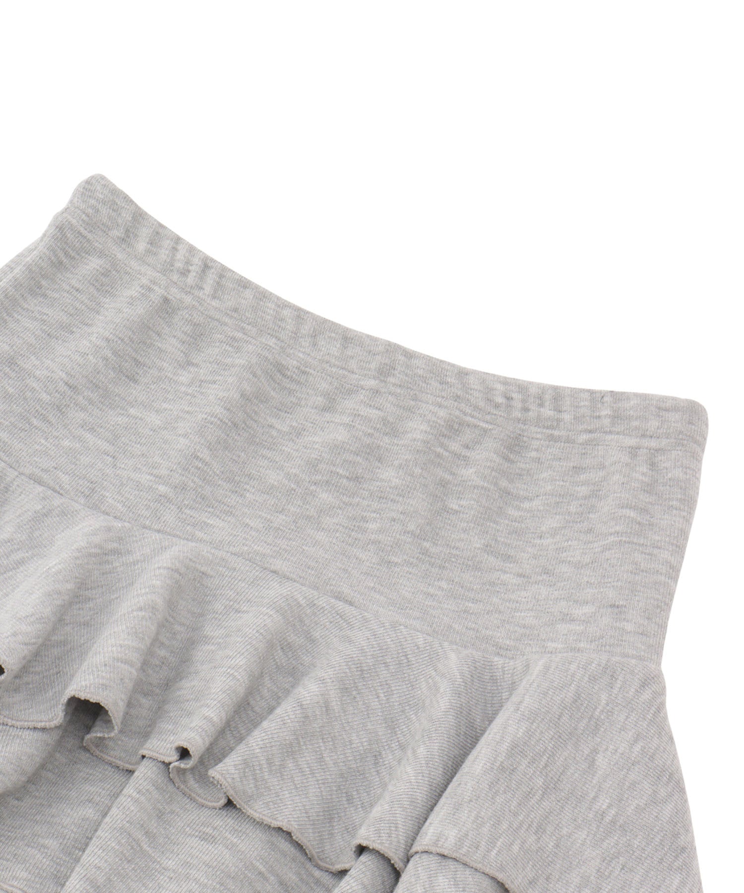 アシンメトリーフリルミニスカート