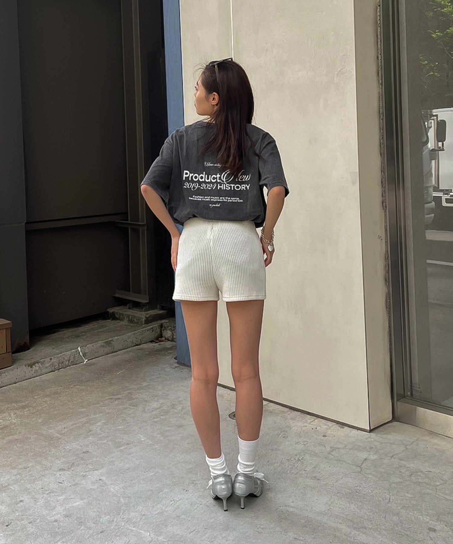 STAFF:160cm/COLOR:WHITE/SIZE:F