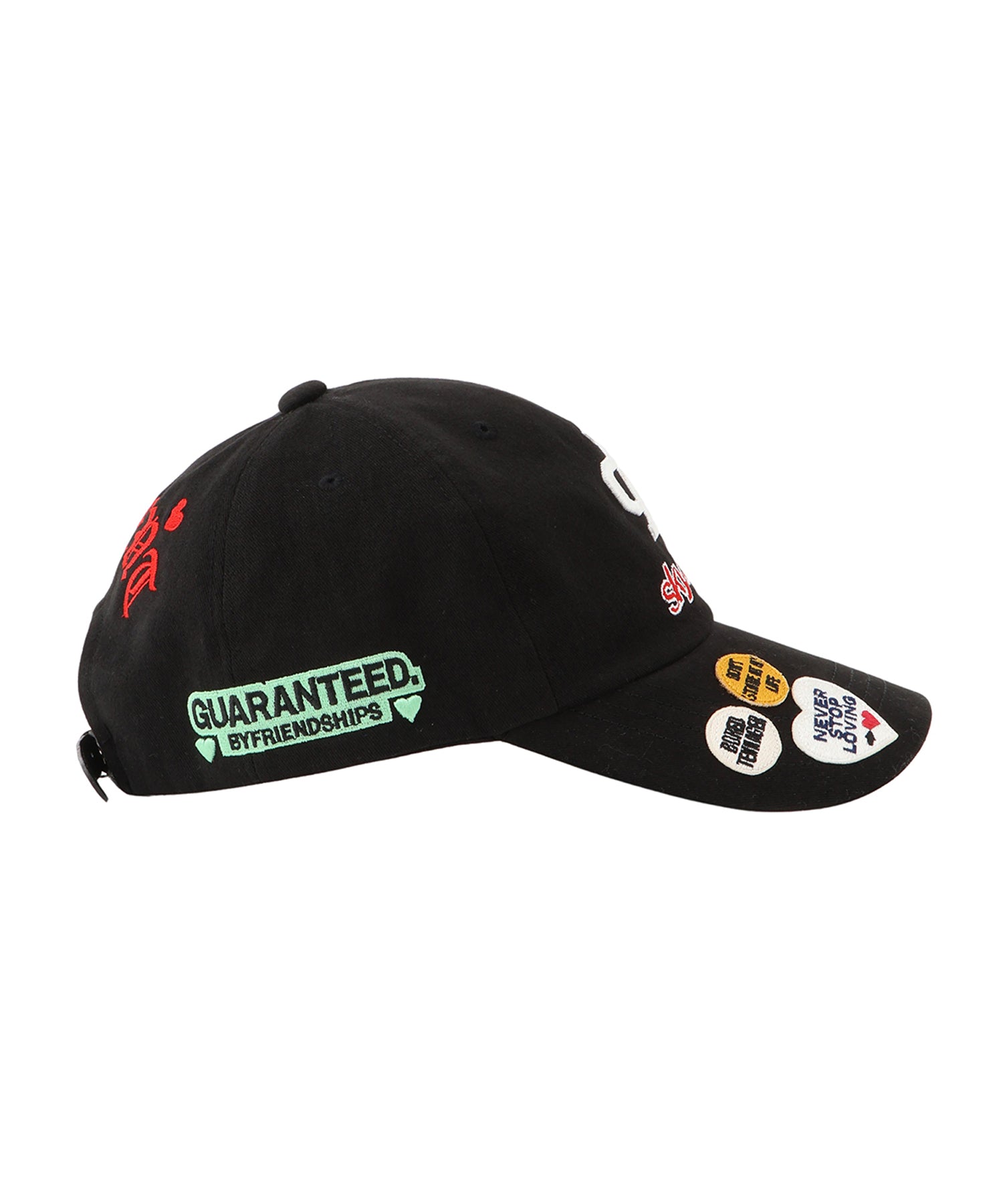 Multi Patch Logo Cap