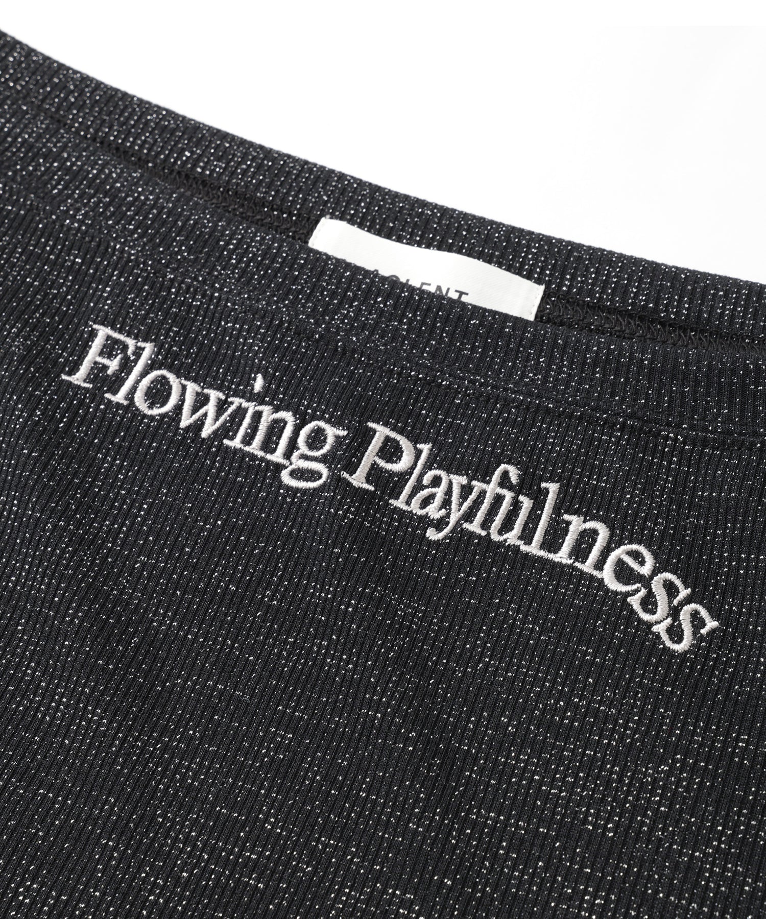 Lame Logo One-Shoulder Top