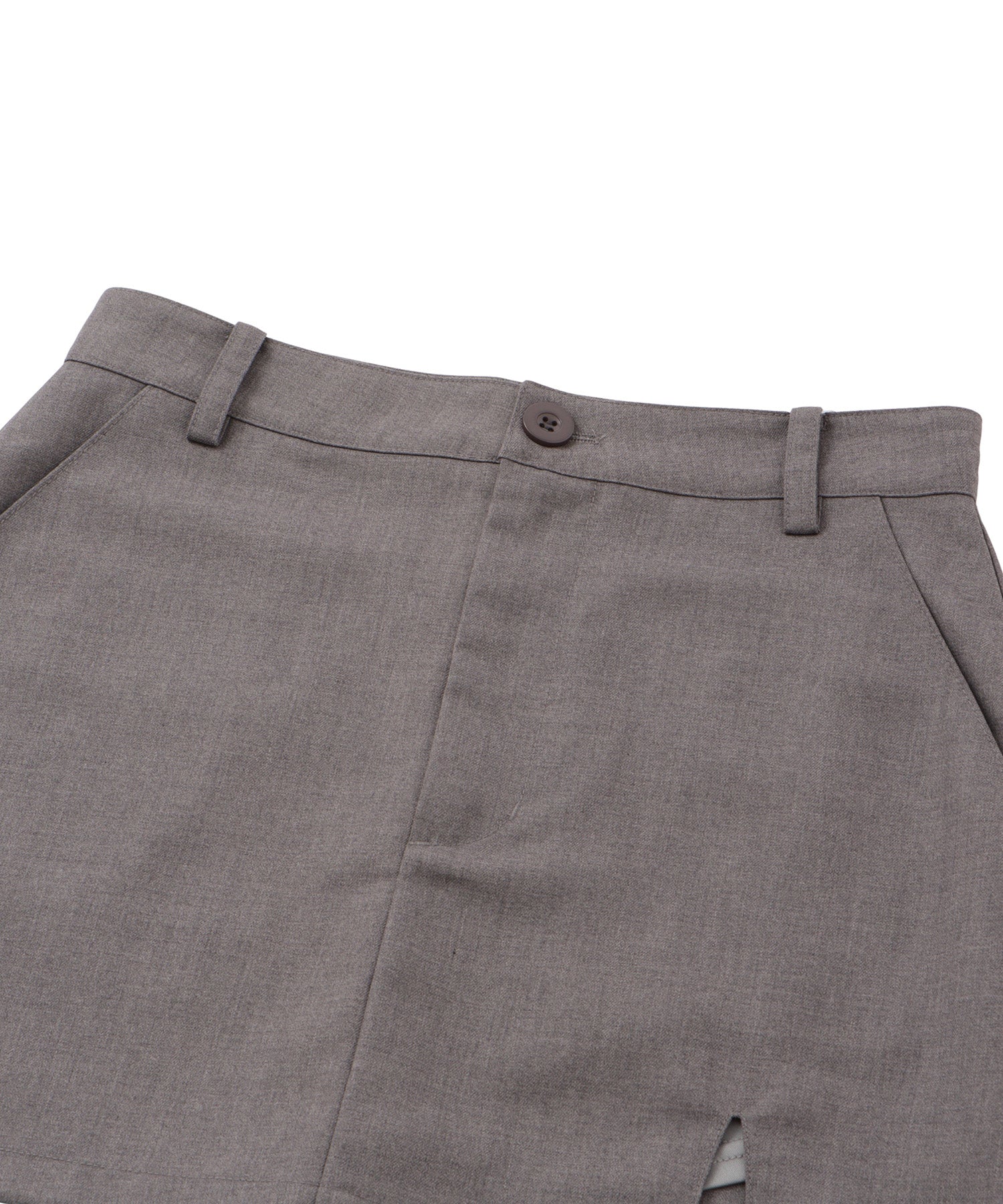 フロントスリットミニスカート