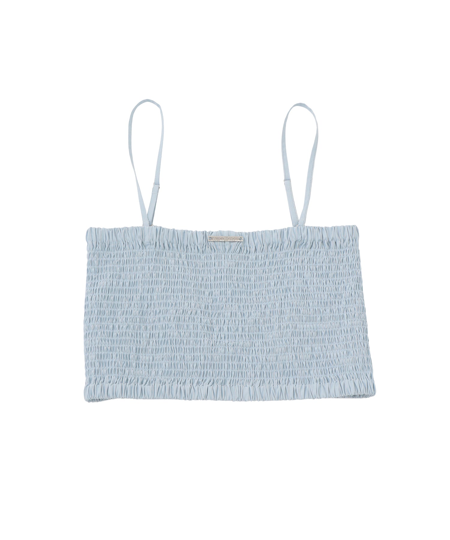 ストライプシャツビスチェアンサンブル