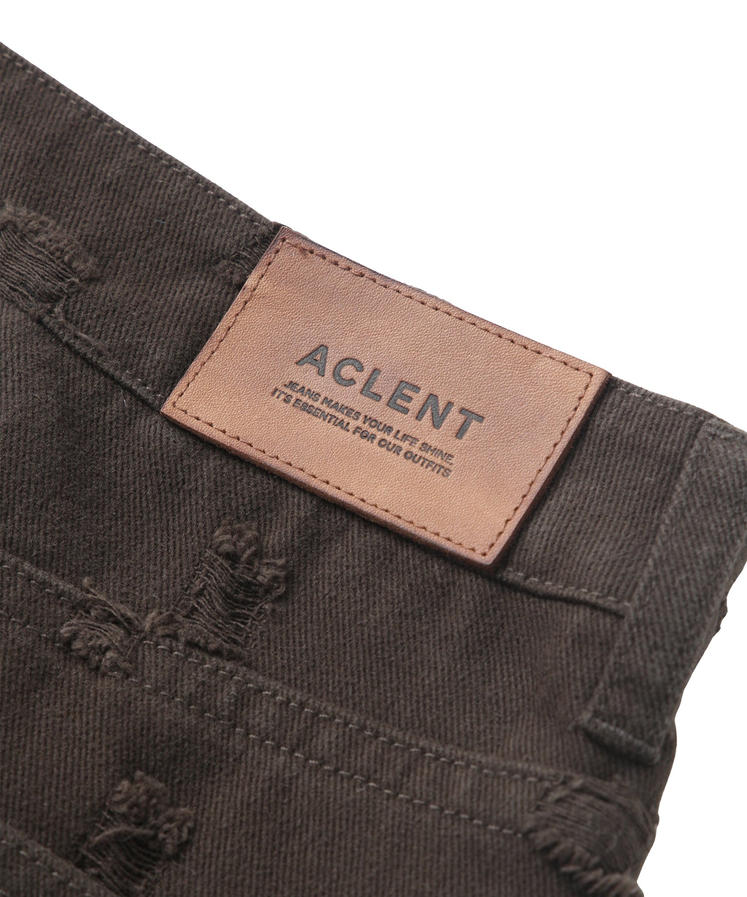 ポケットディティールJ/Wストレートパンツ