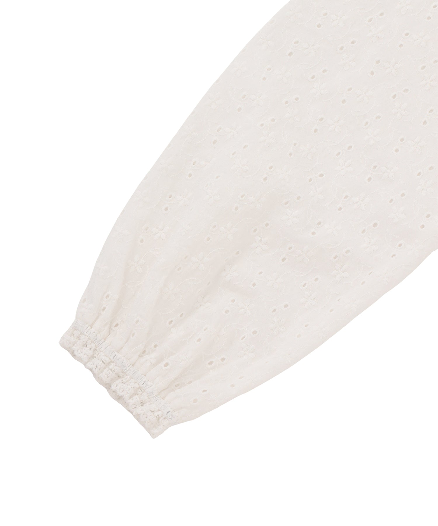 コットンレース2wayブラウス