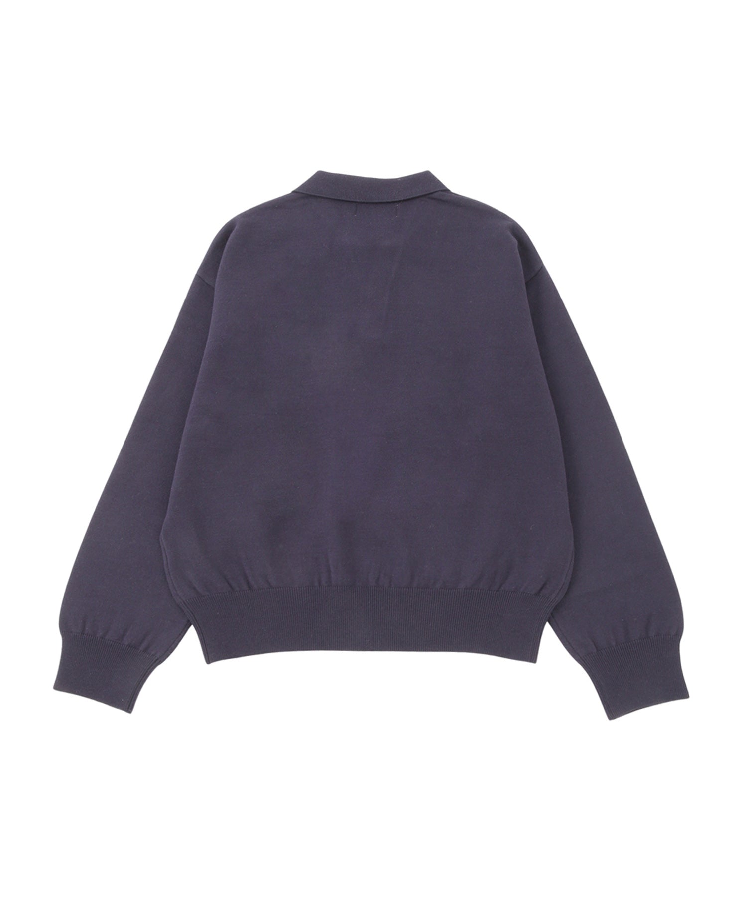 エンブレムロゴステッチニット