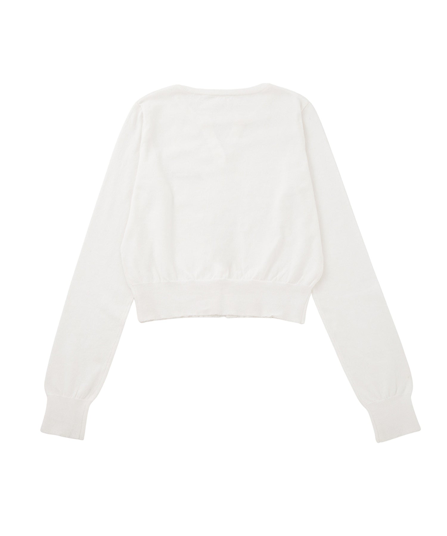 コンパクトスリットニットカーデ