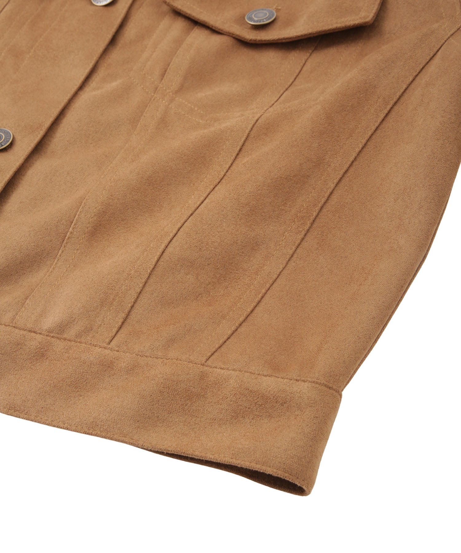 エンボスロゴスエードジャケット