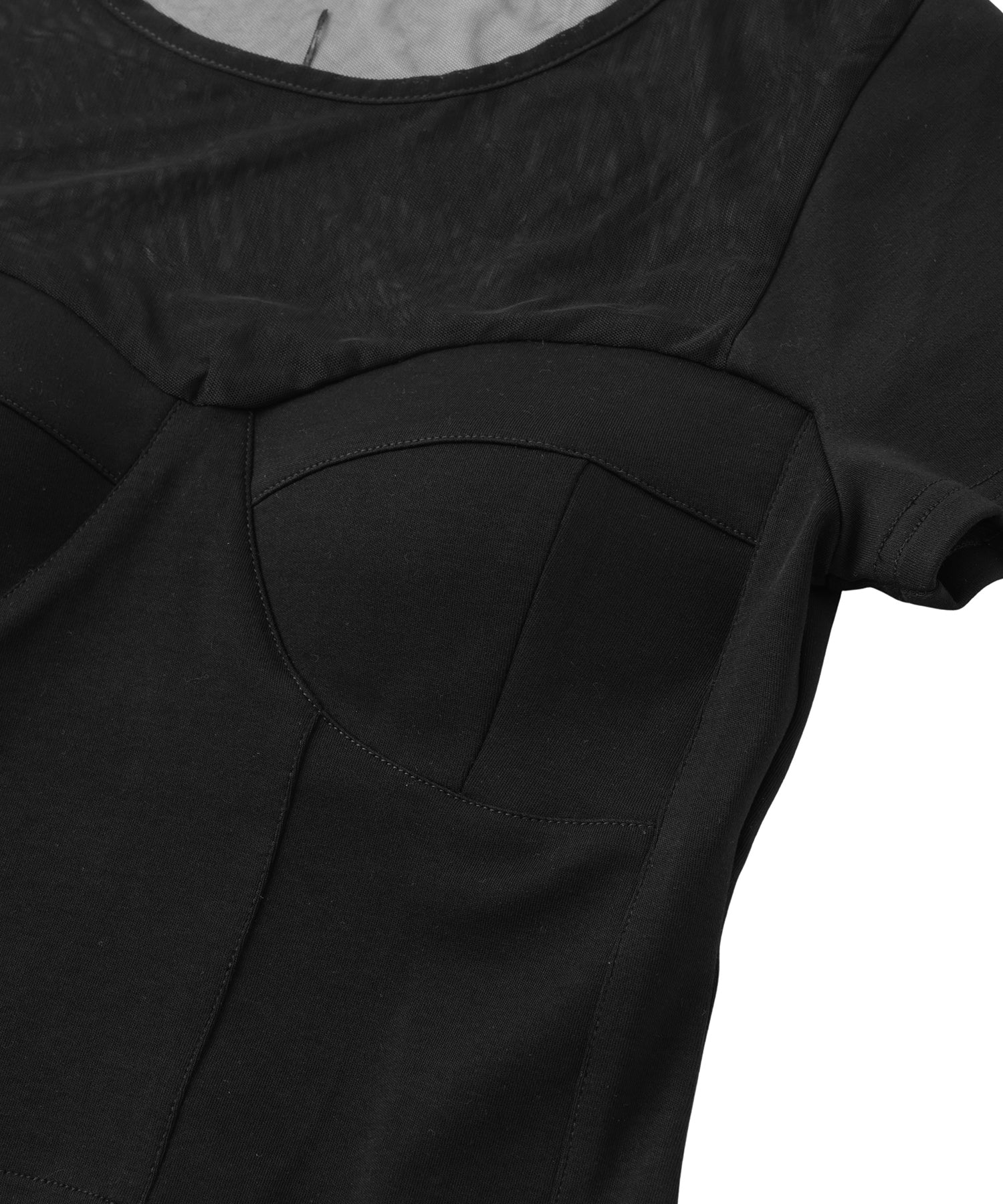 Garter Sheer Top