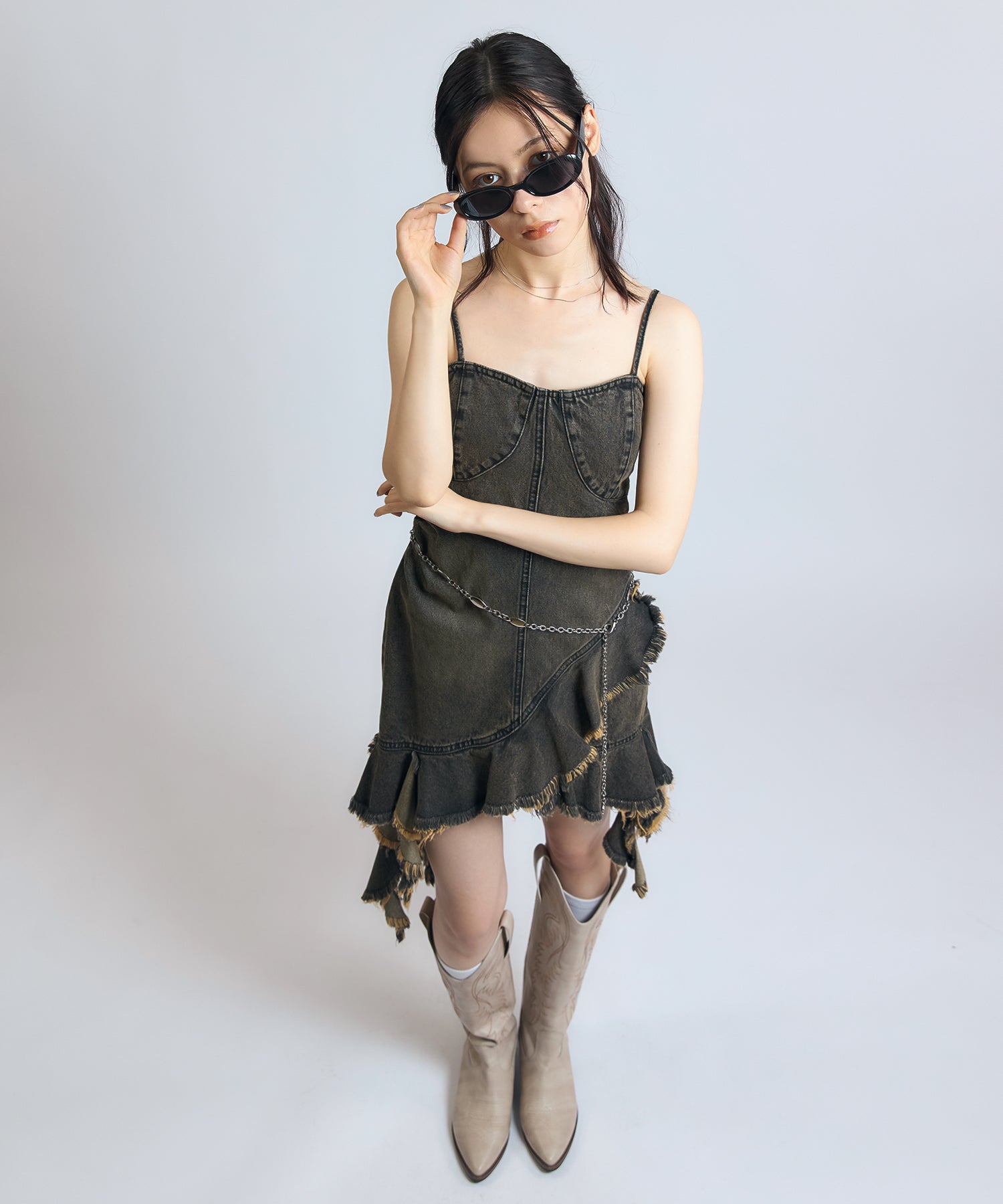 MODEL:163cm/COLOR:BLACK/SIZE:S