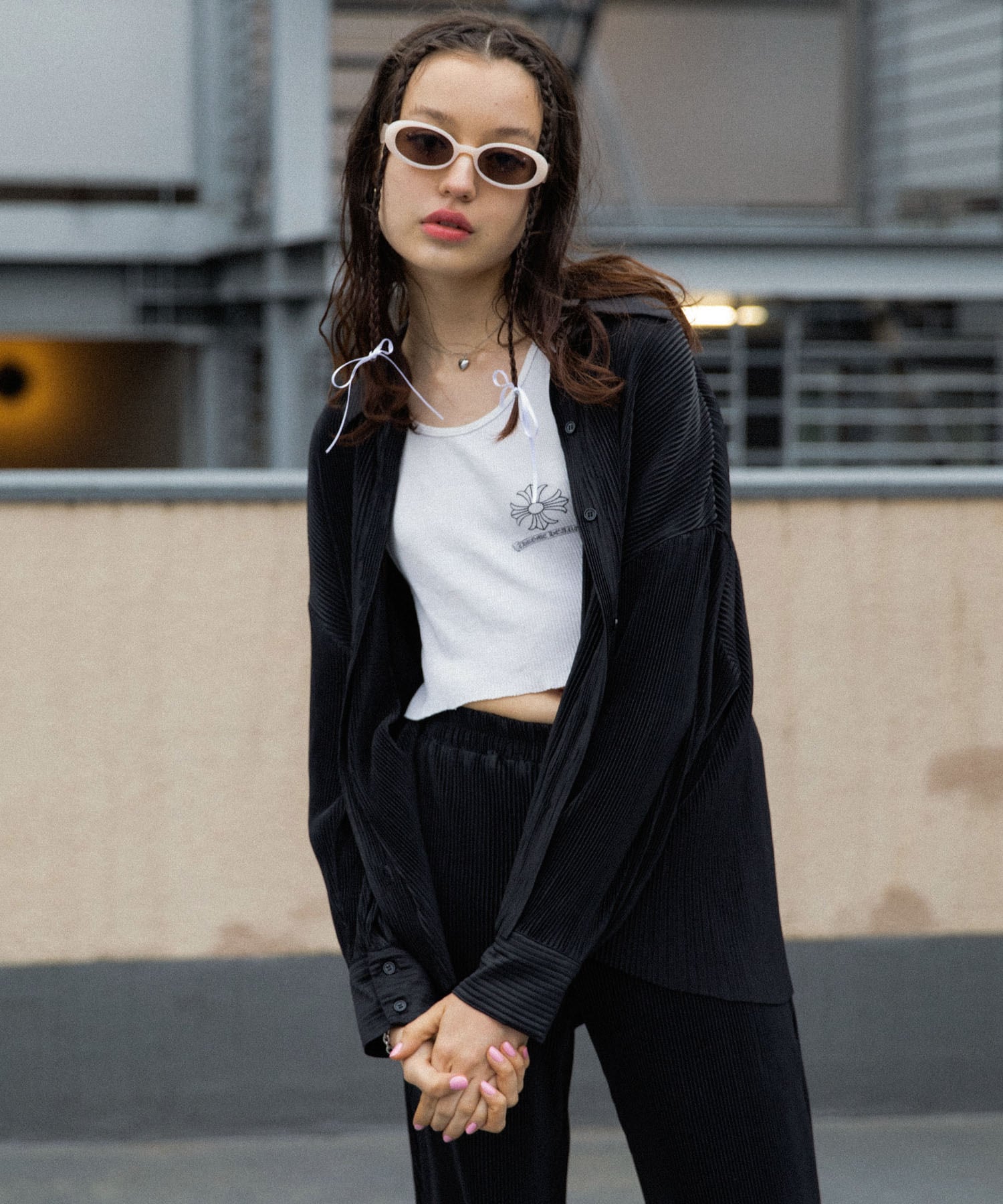 MODEL:172cm/COLOR:BLACK/SIZE: