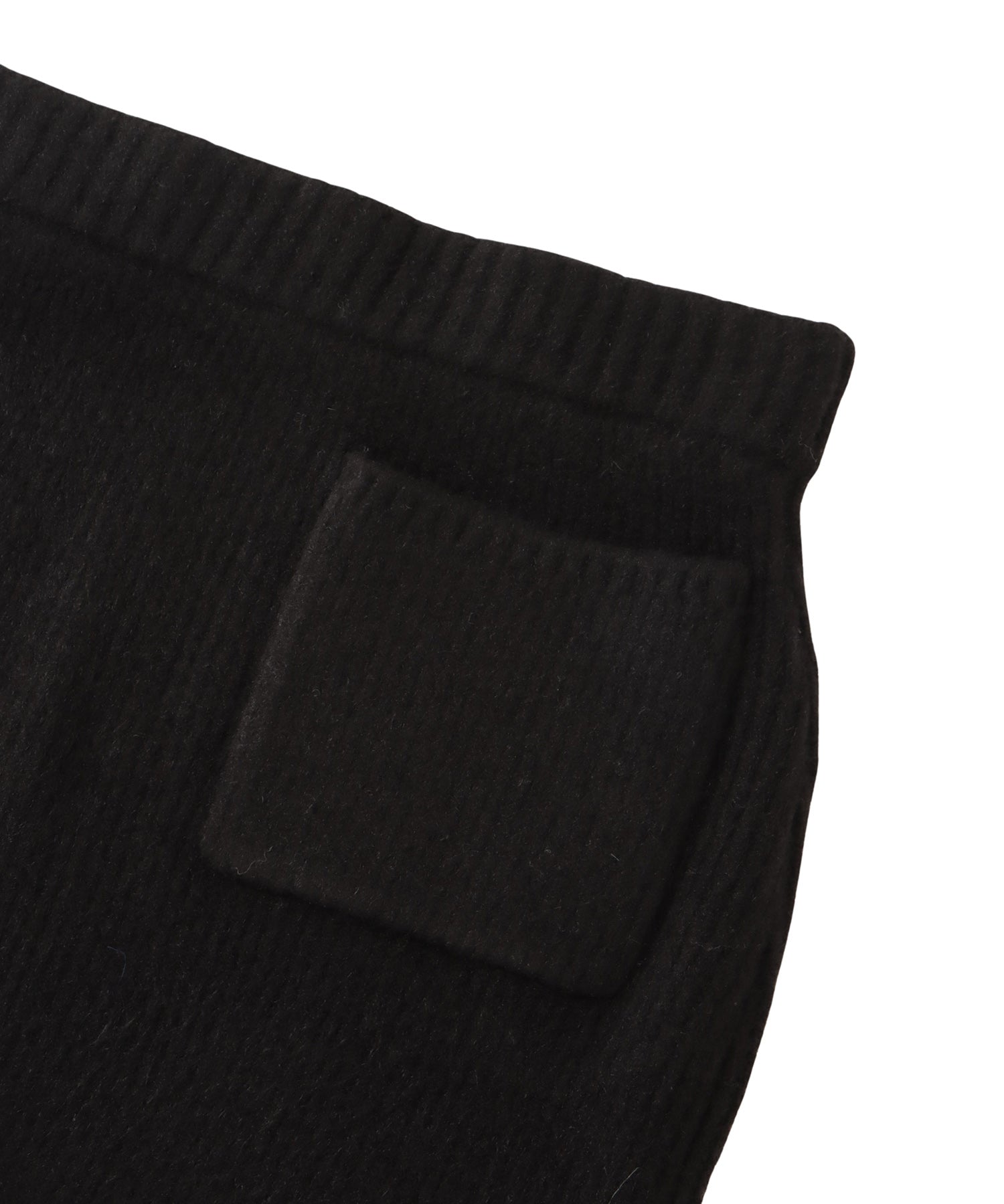 フロントスリットニットロングスカート