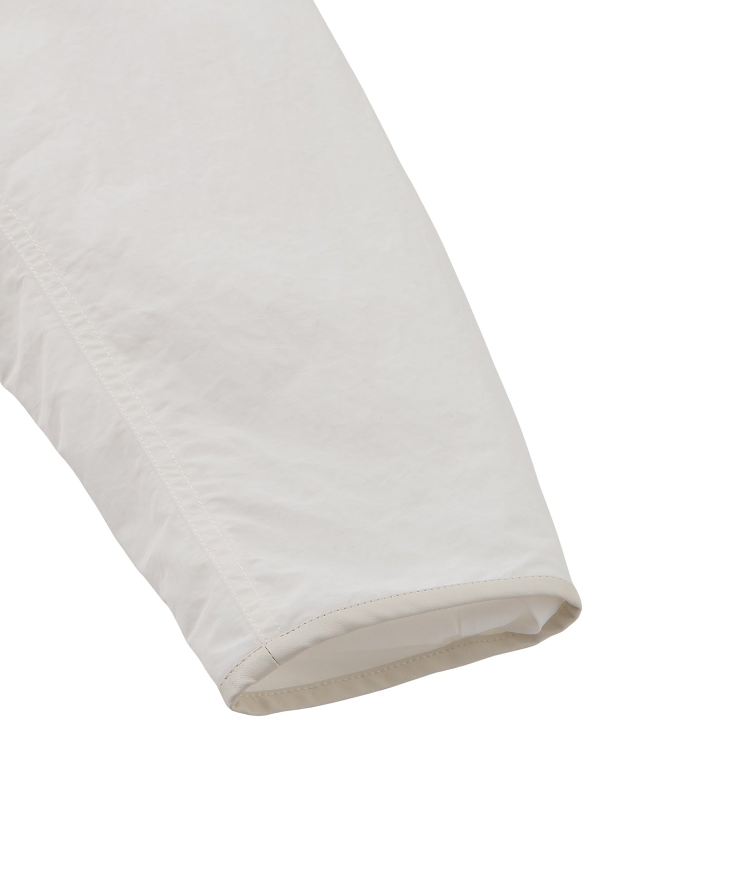 ポイントレザーナイロンコンパクトブルゾン