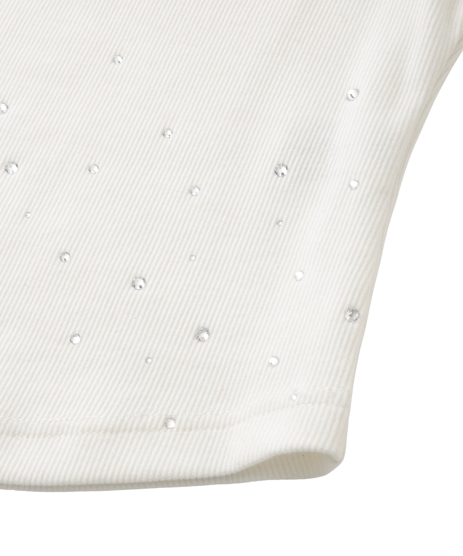 Rhinestone Rib Top