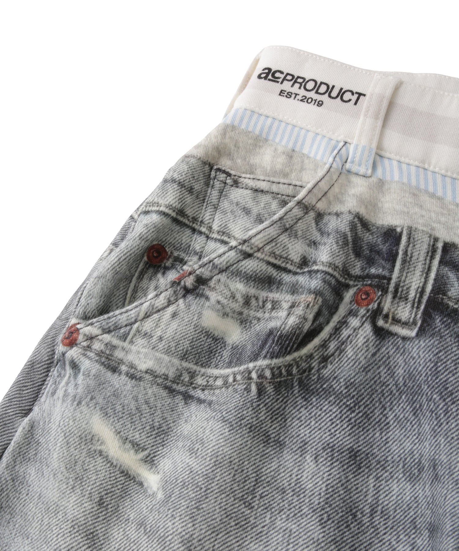 Printed Sweatpants – Denim