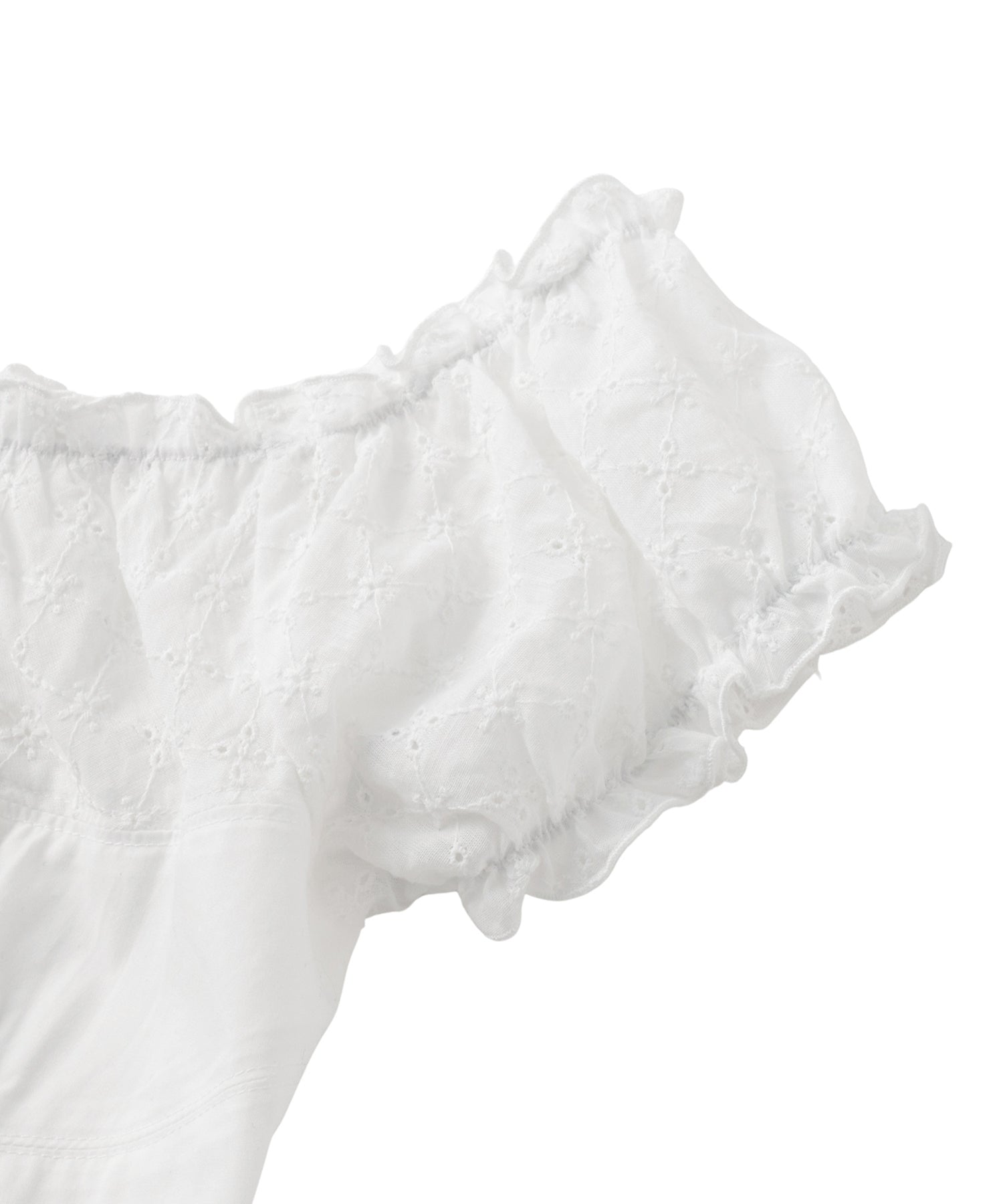 Cap Sleeve Lace Blouse