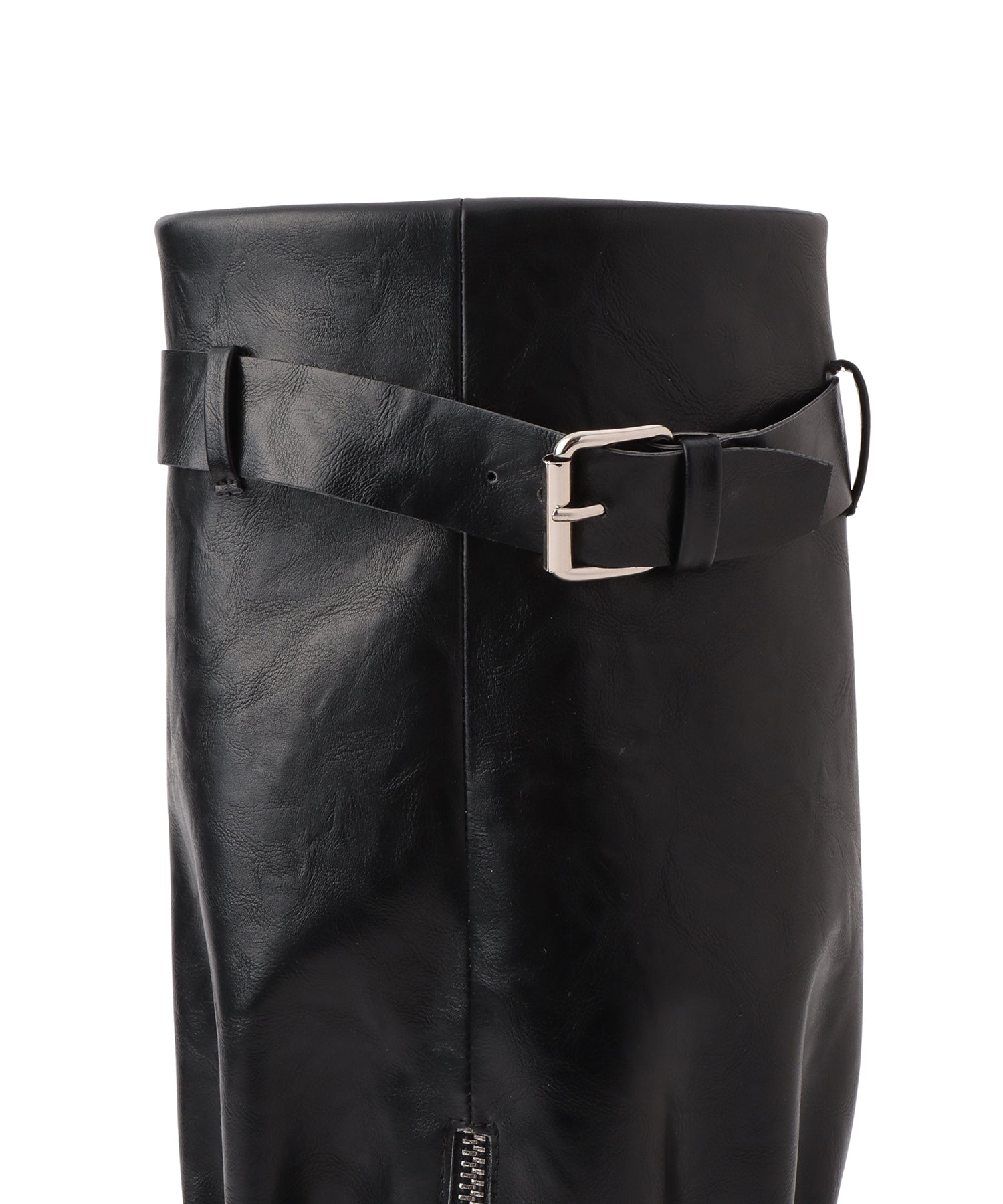 ファスナーカバーロングブーツ