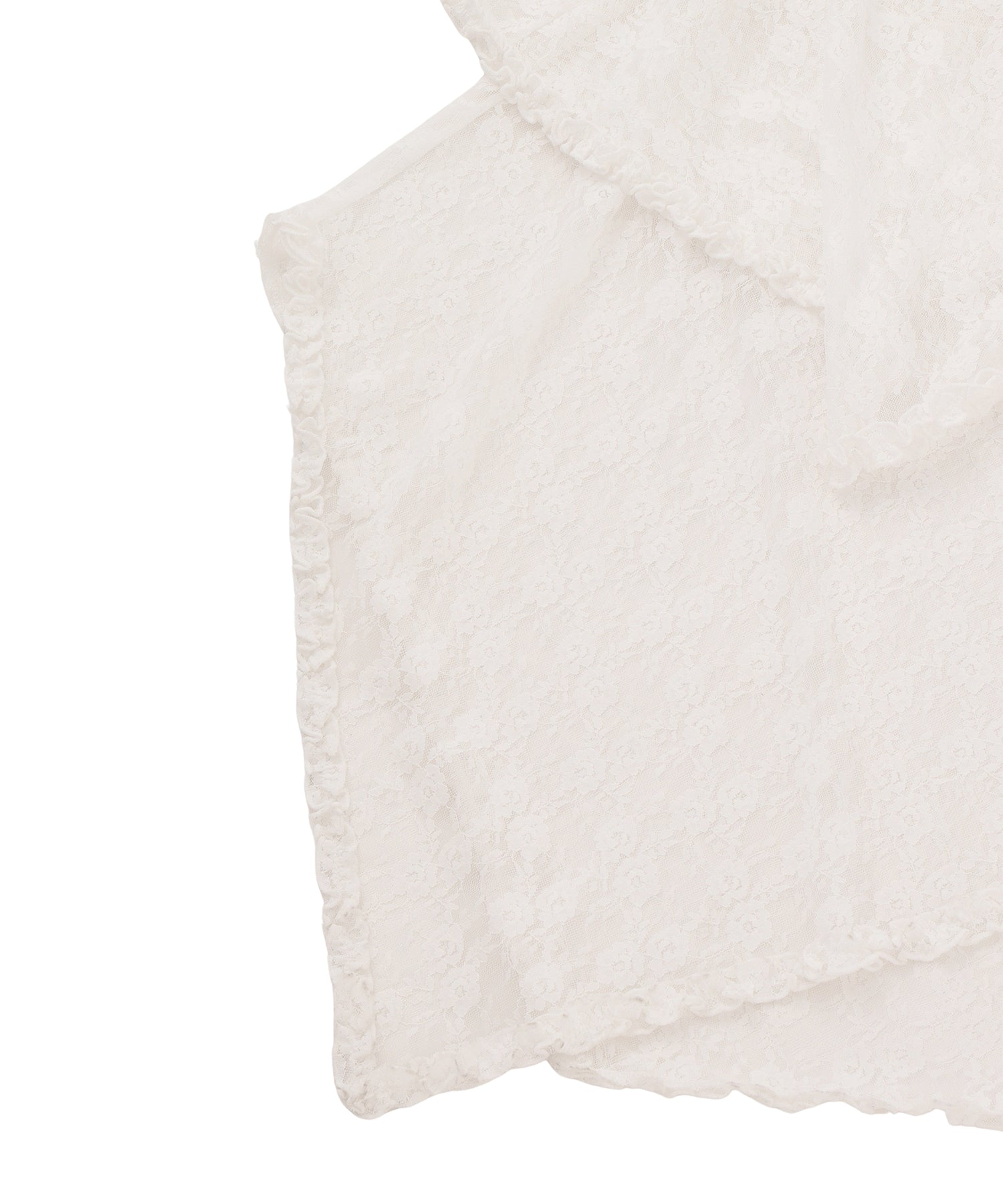 レーススイッチングフリルワンピース