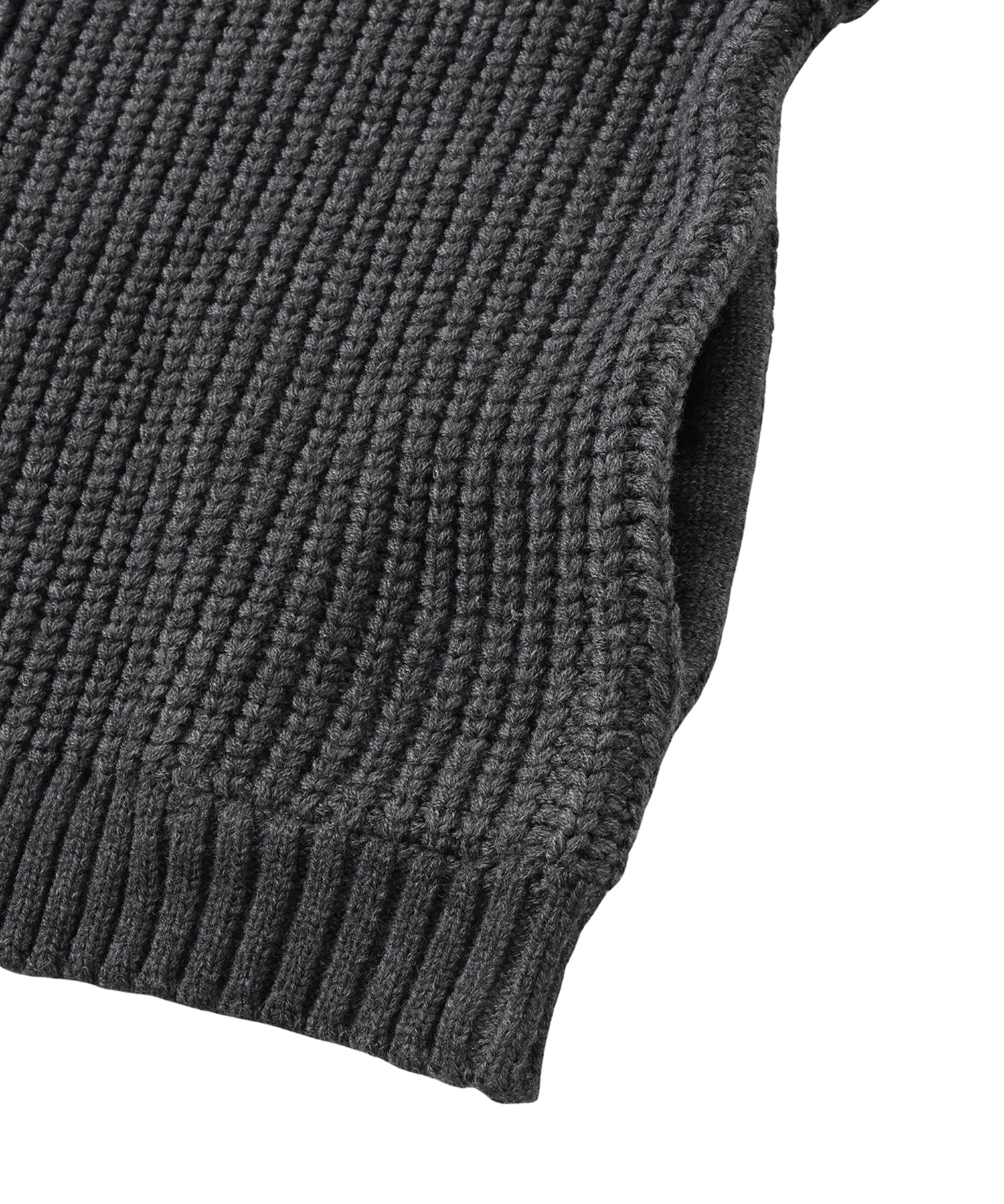 フーデッドニットカーディガン