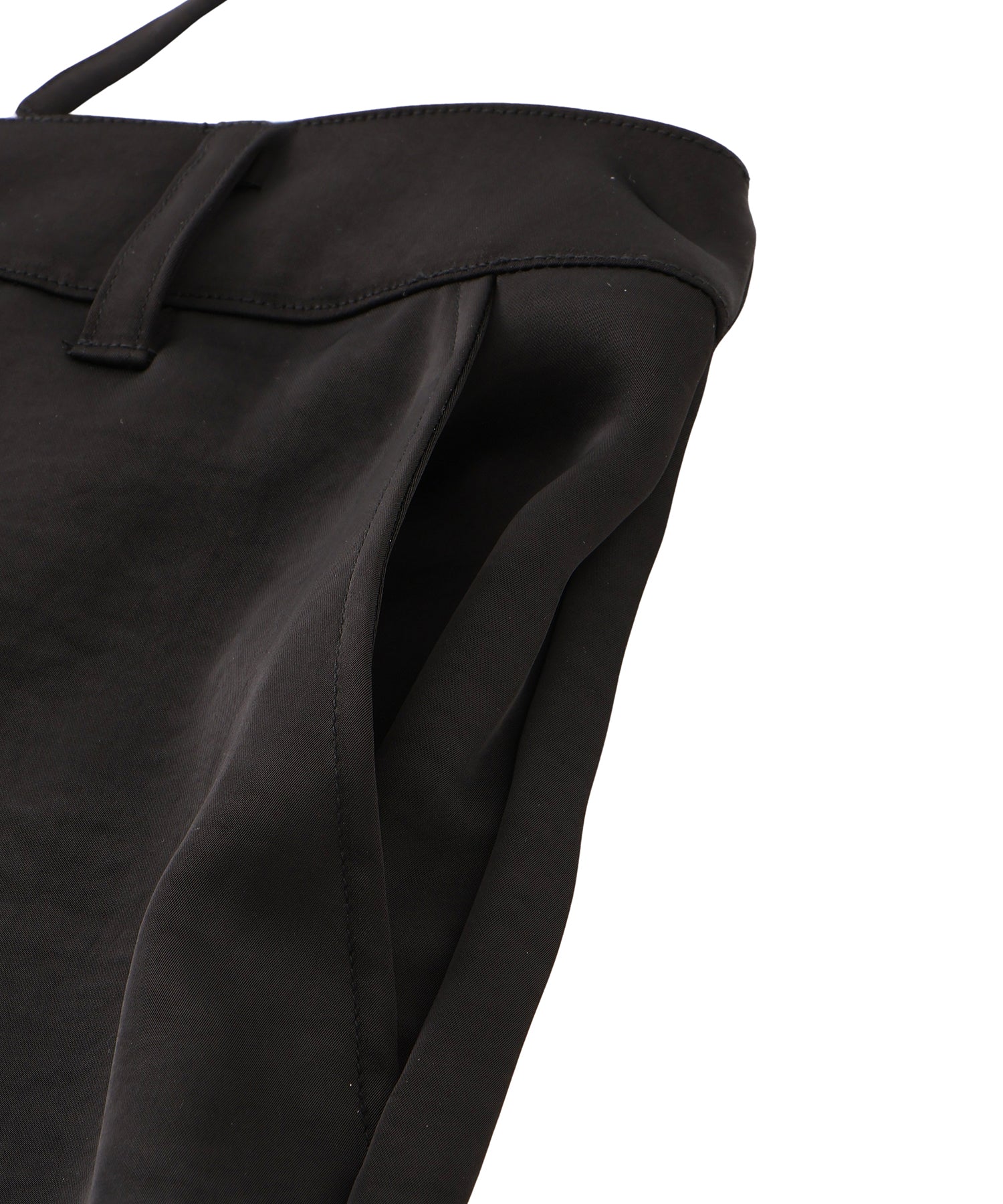 サイドスリットサテンロングスカート