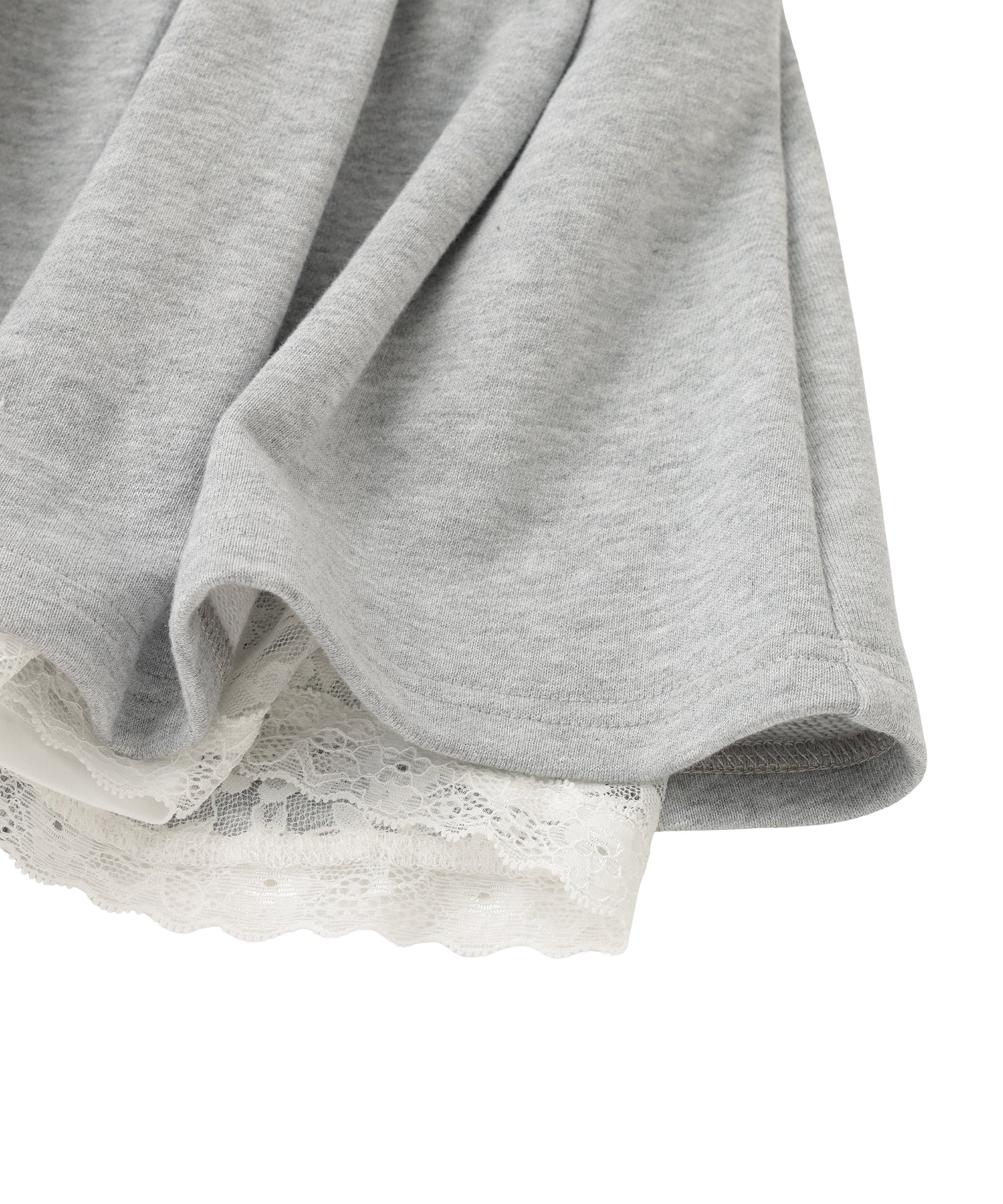 Sweat Pleated Mini Skirt