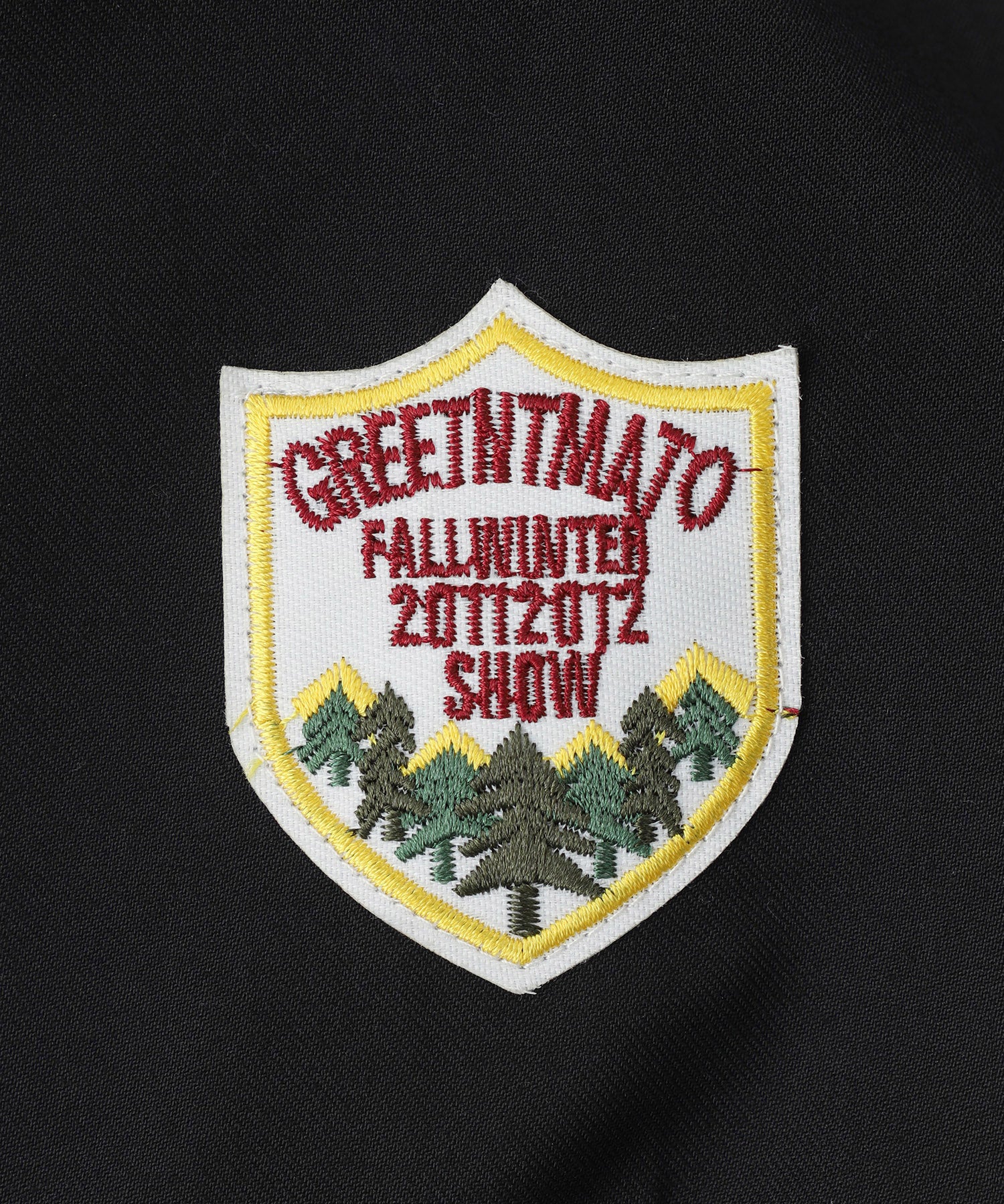 エンブレムクロップドダブルジャケット