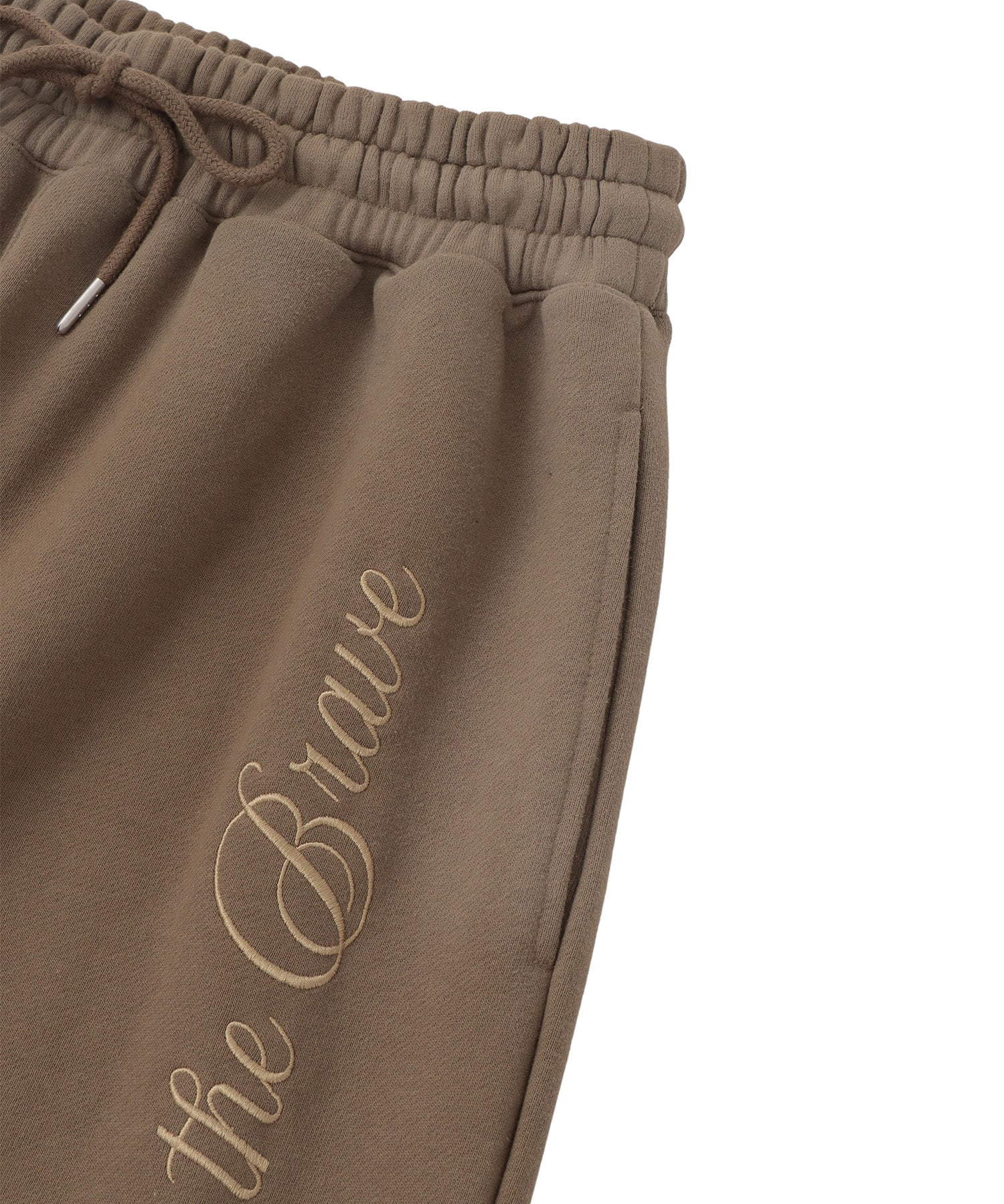 Gradation logo sweatpants