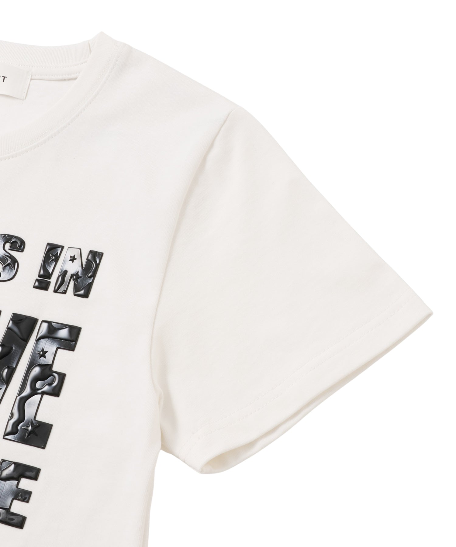 Raised Block Text Tee