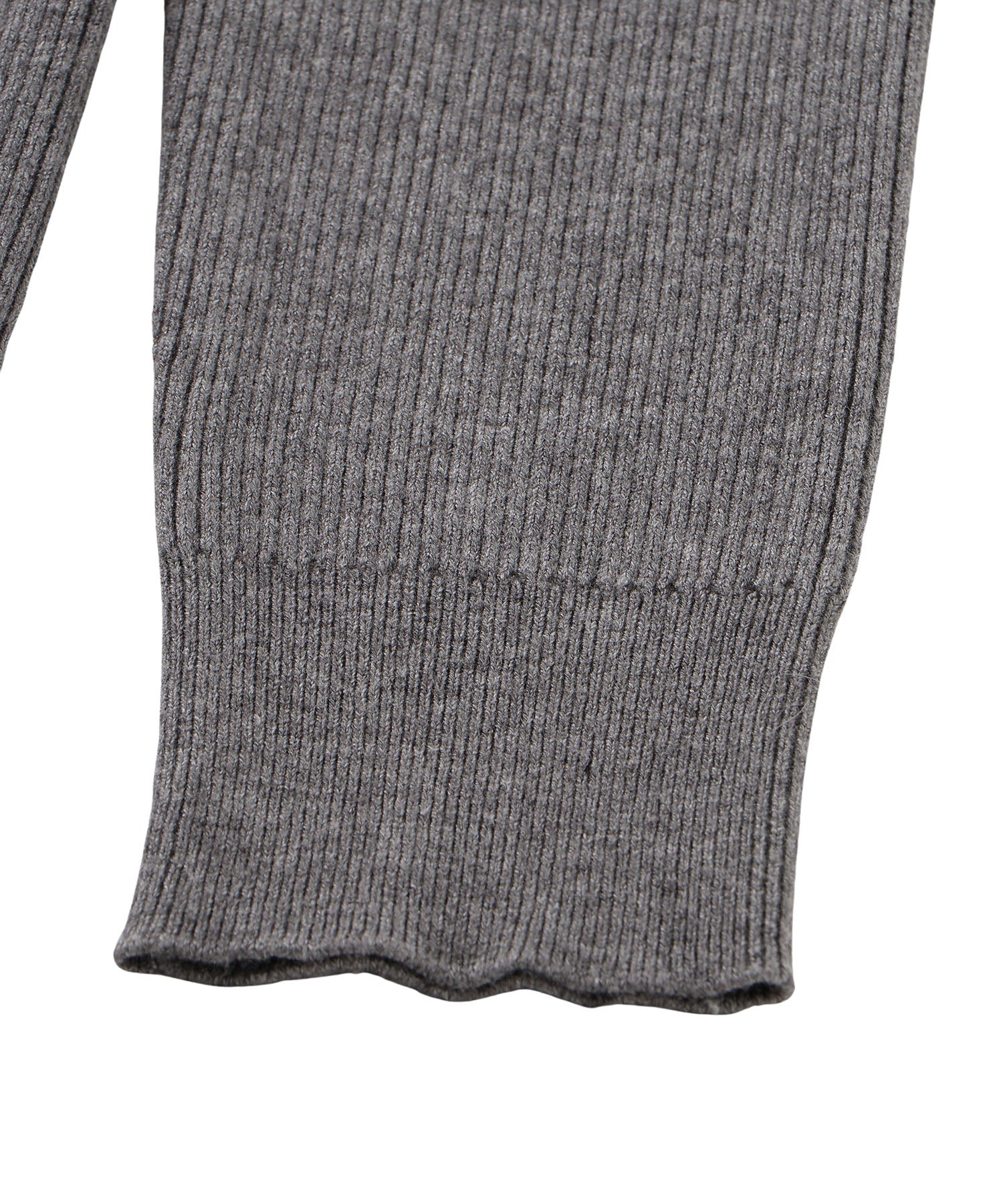 アシンメトリージップミニニットワンピース