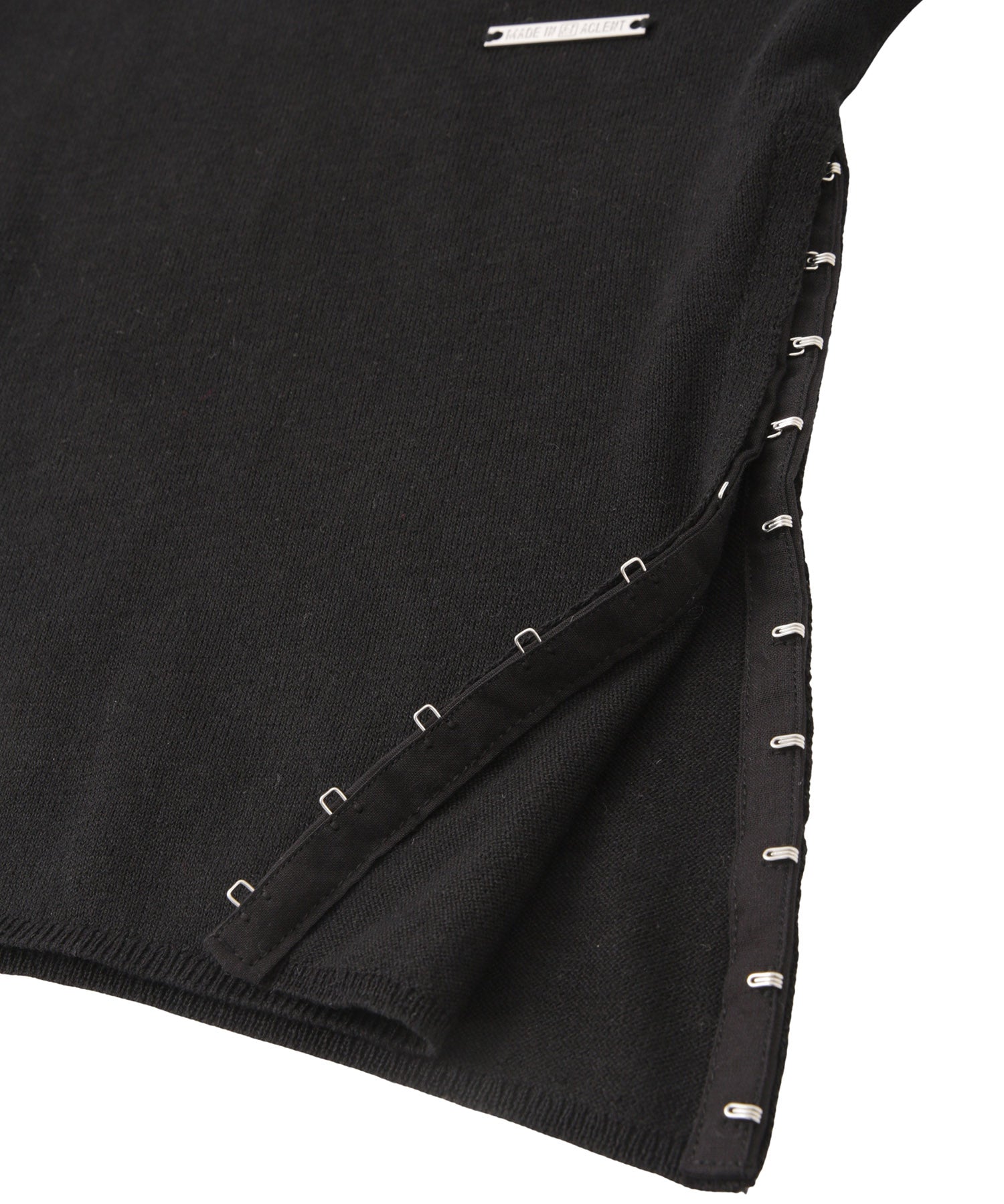 スリットベーシックニットトップス