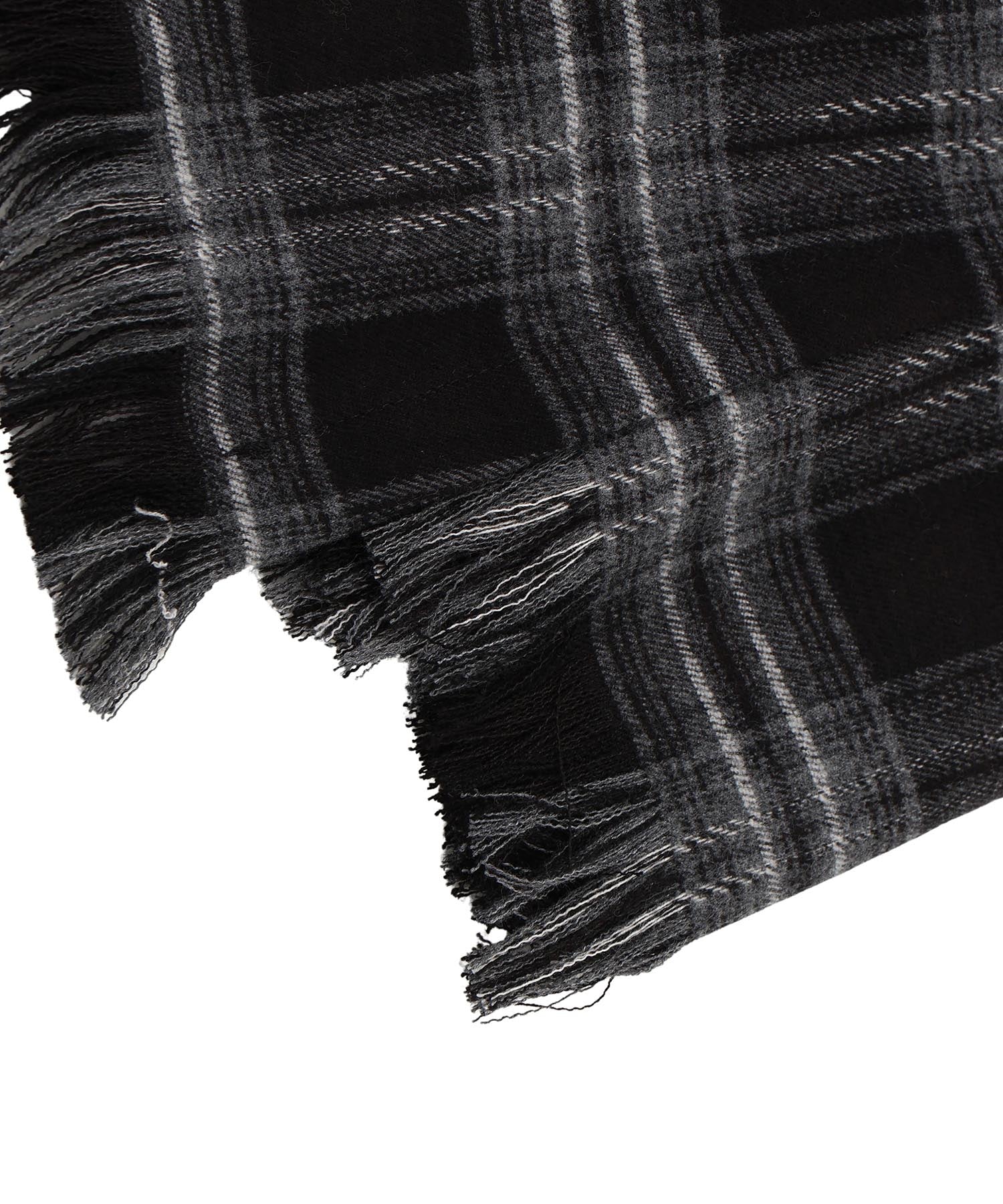 チェックラップアシンメトリースカート