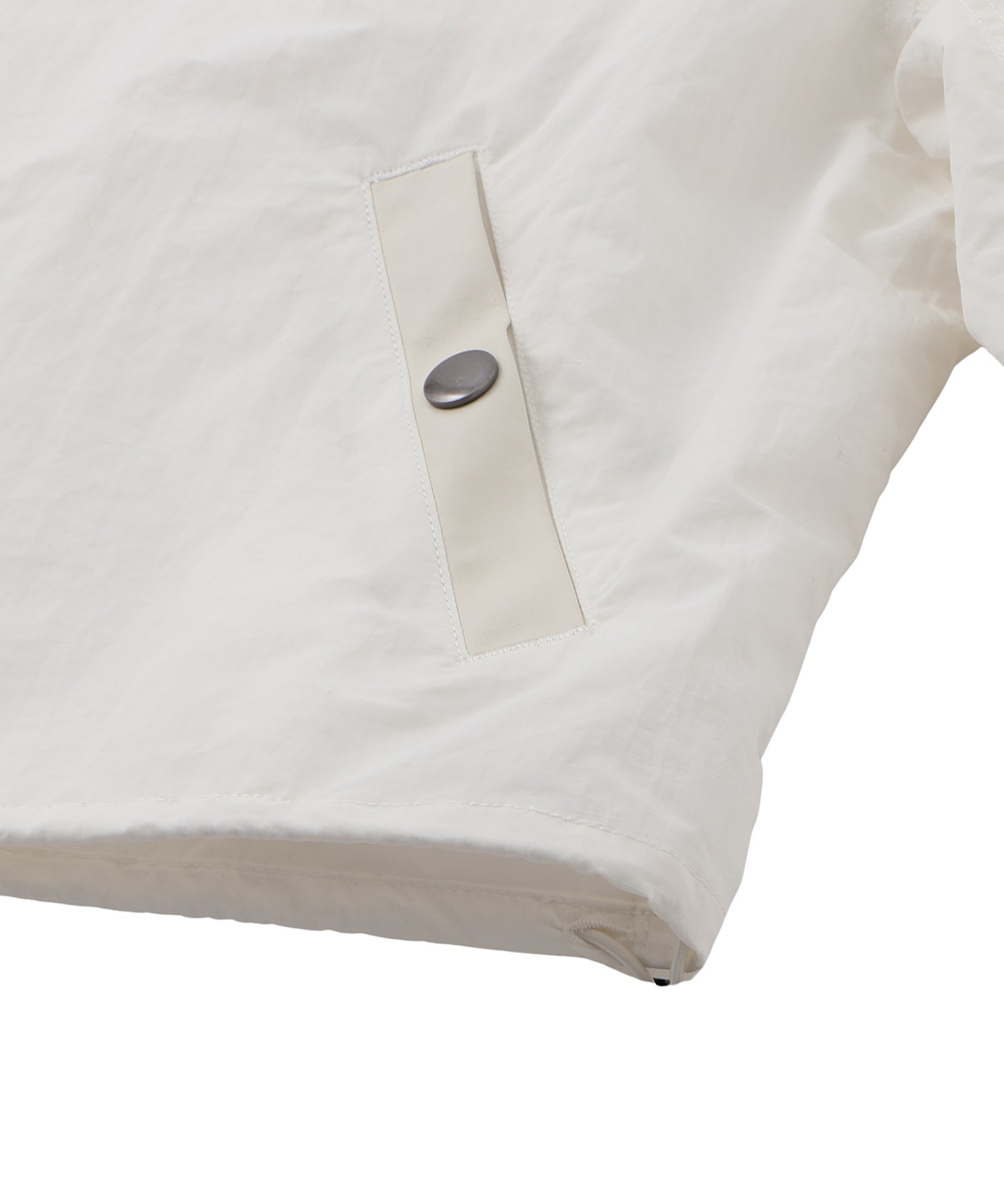 ポイントレザーナイロンコンパクトブルゾン