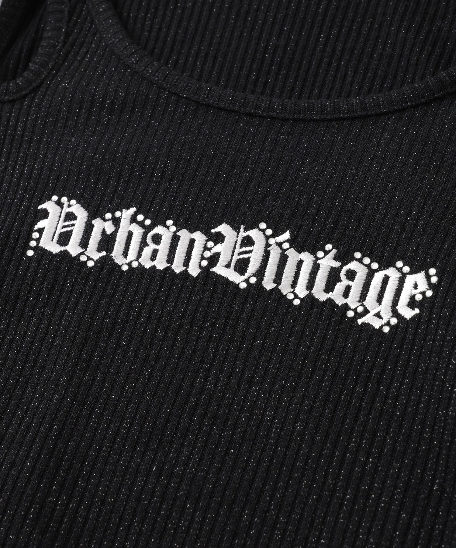 Lame Rib Hood Dress