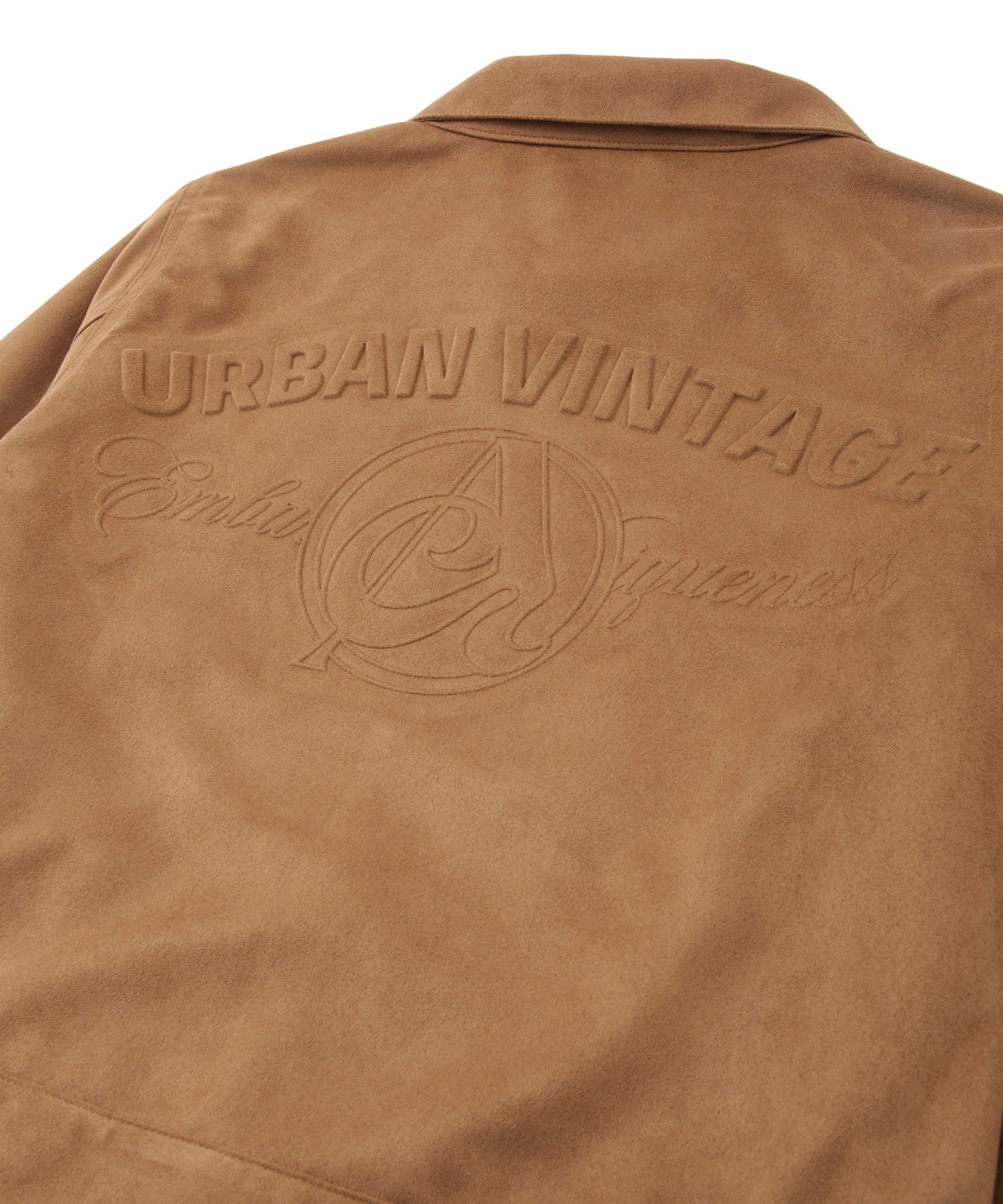 エンボスロゴスエードジャケット