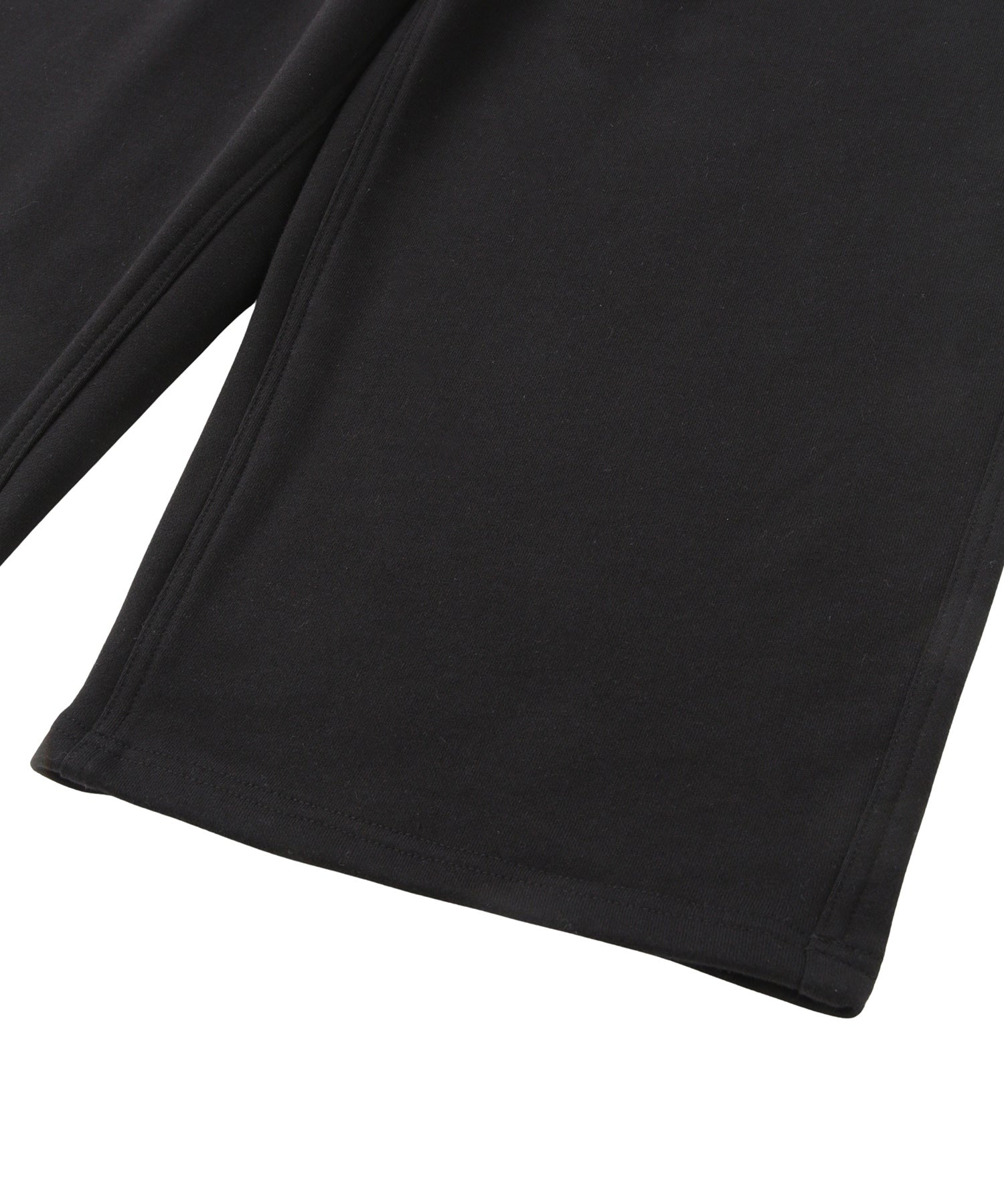 タックワイドジャストウエストスウェットパンツ