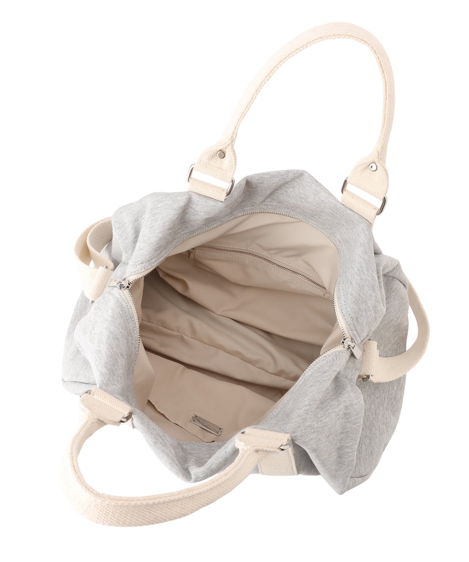 Leather Patch Sweat Bag